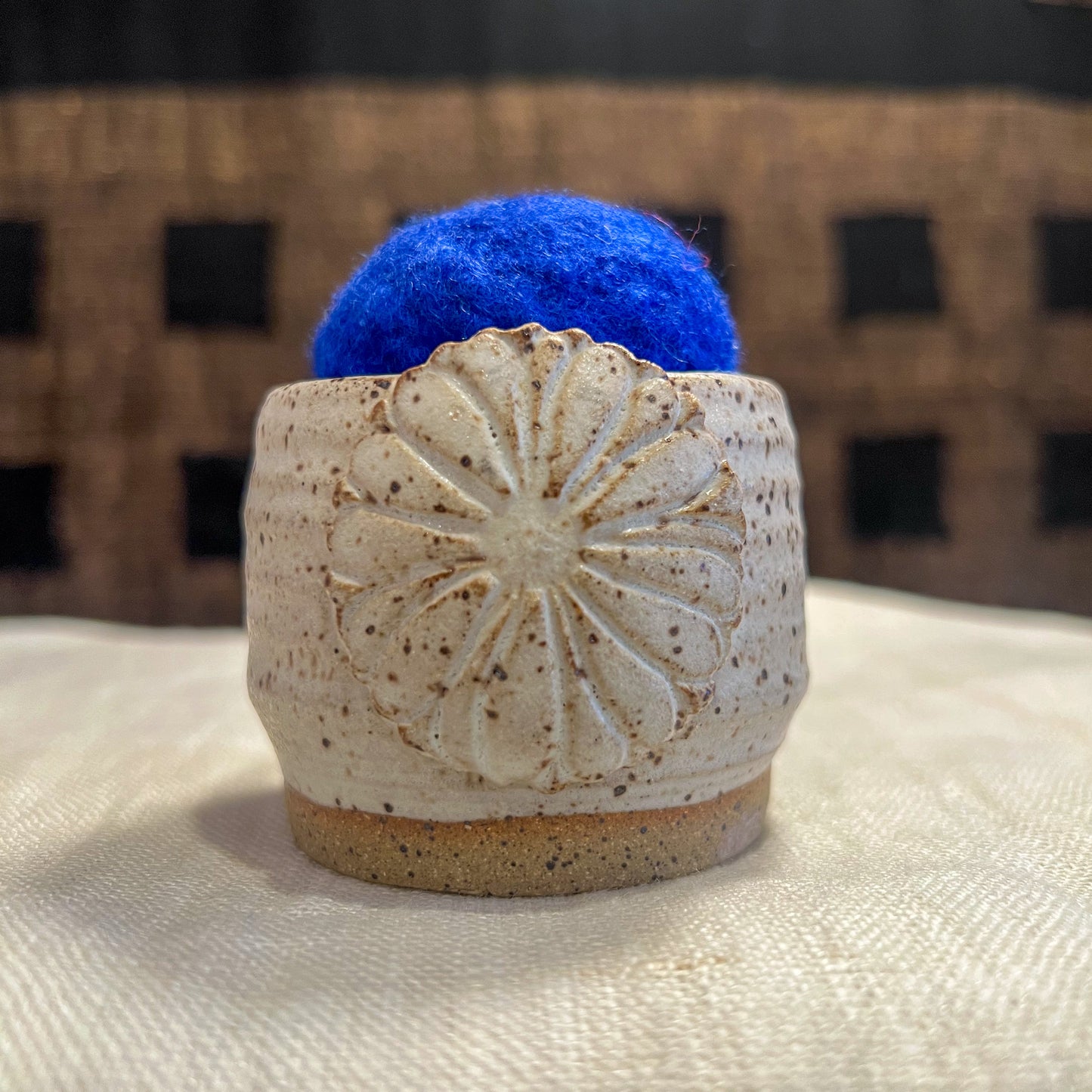 Handmade Ceramic Pin Cushion – One of a Kind