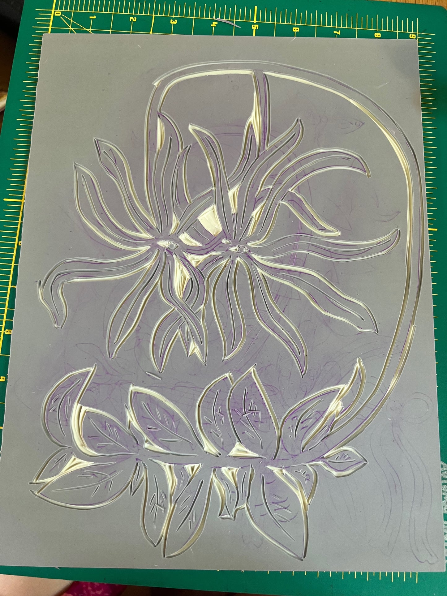 Spooky Harvest Linocut Workshop____11.19.25 (Sun) 3:30 PM to 6:30 PM