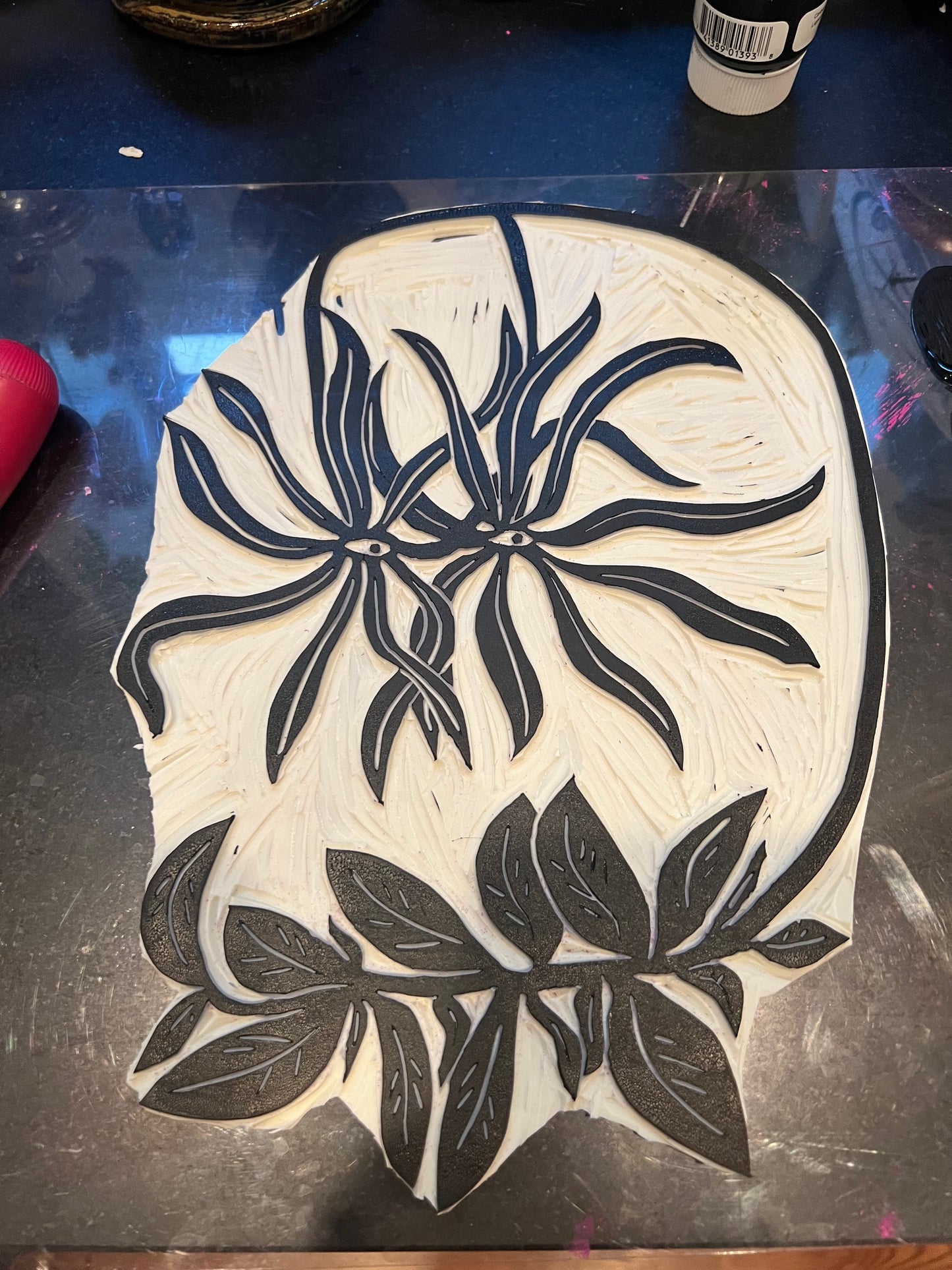 Spooky Harvest Linocut Workshop____11.19.25 (Sun) 3:30 PM to 6:30 PM
