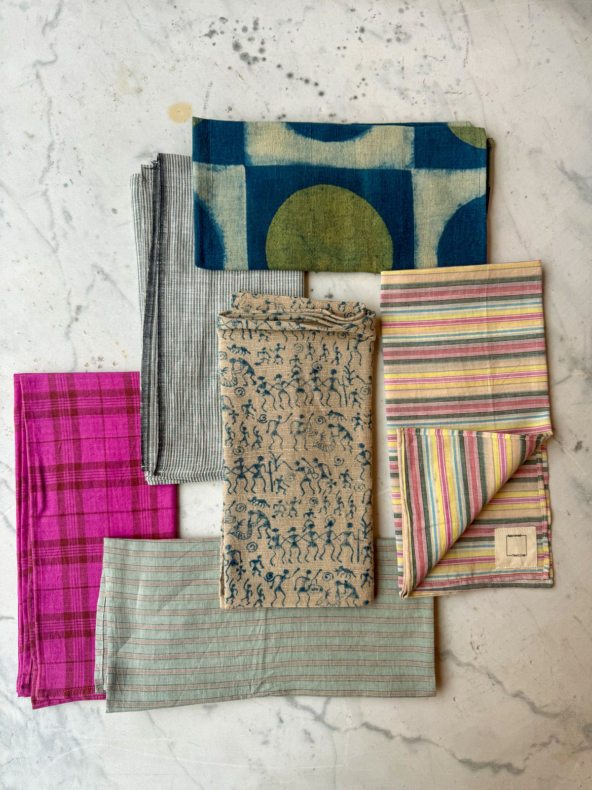 Hand Loom Woven Bandanas