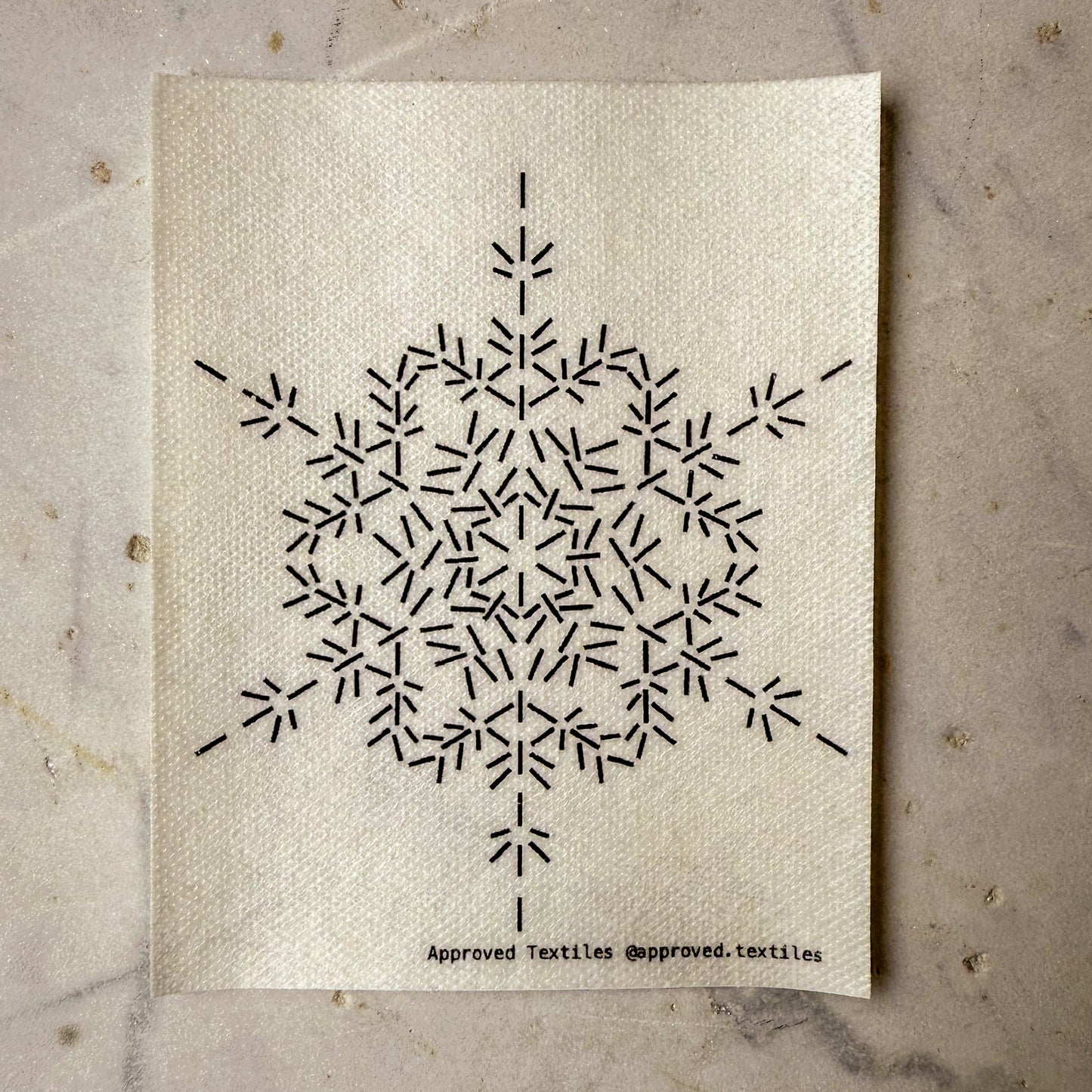 Snow Crystals: Visible Mending Transfers