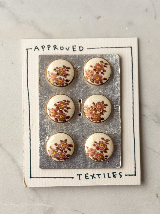 Cherry Blossom Satsuma Buttons