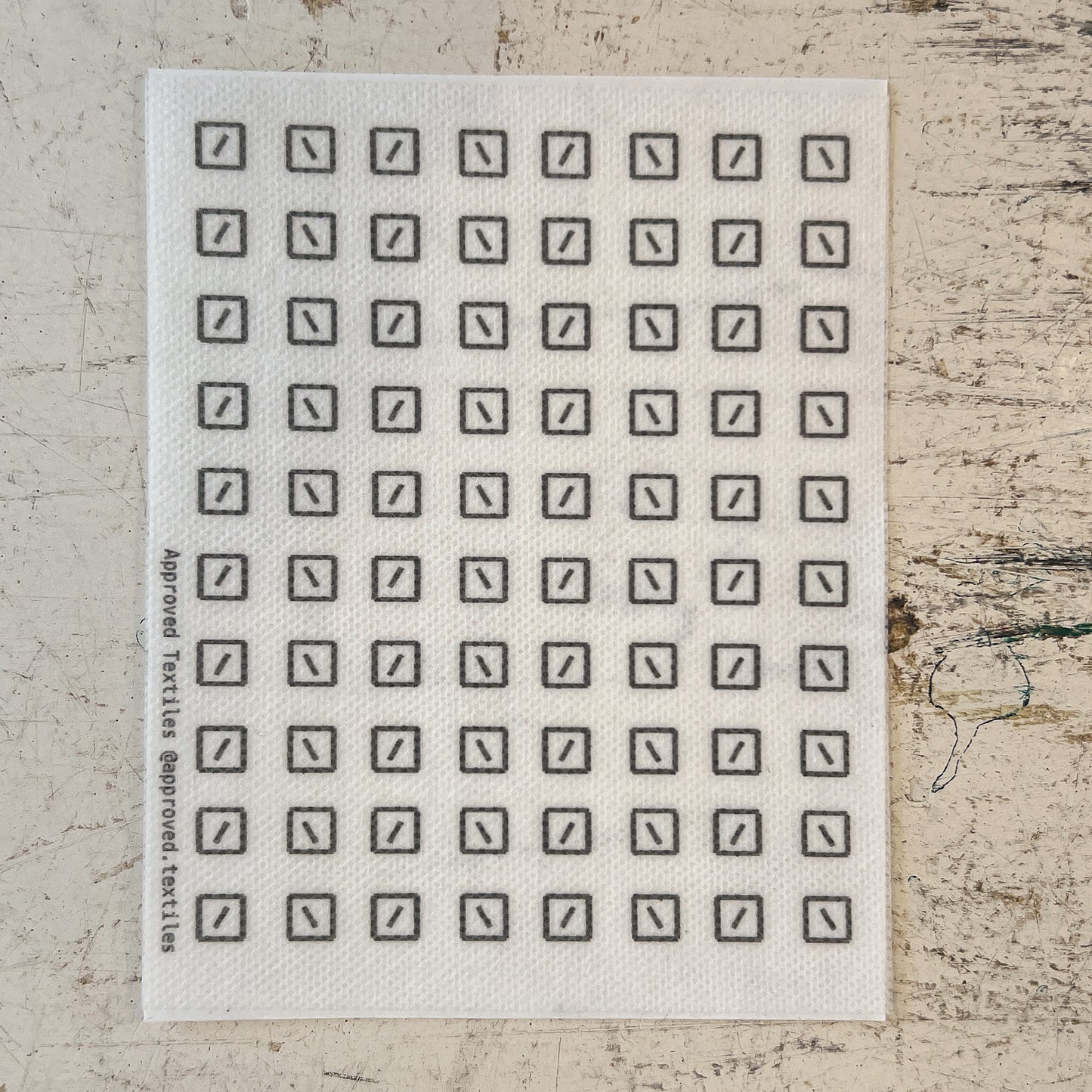 Little Squares . Minimal Mending Series