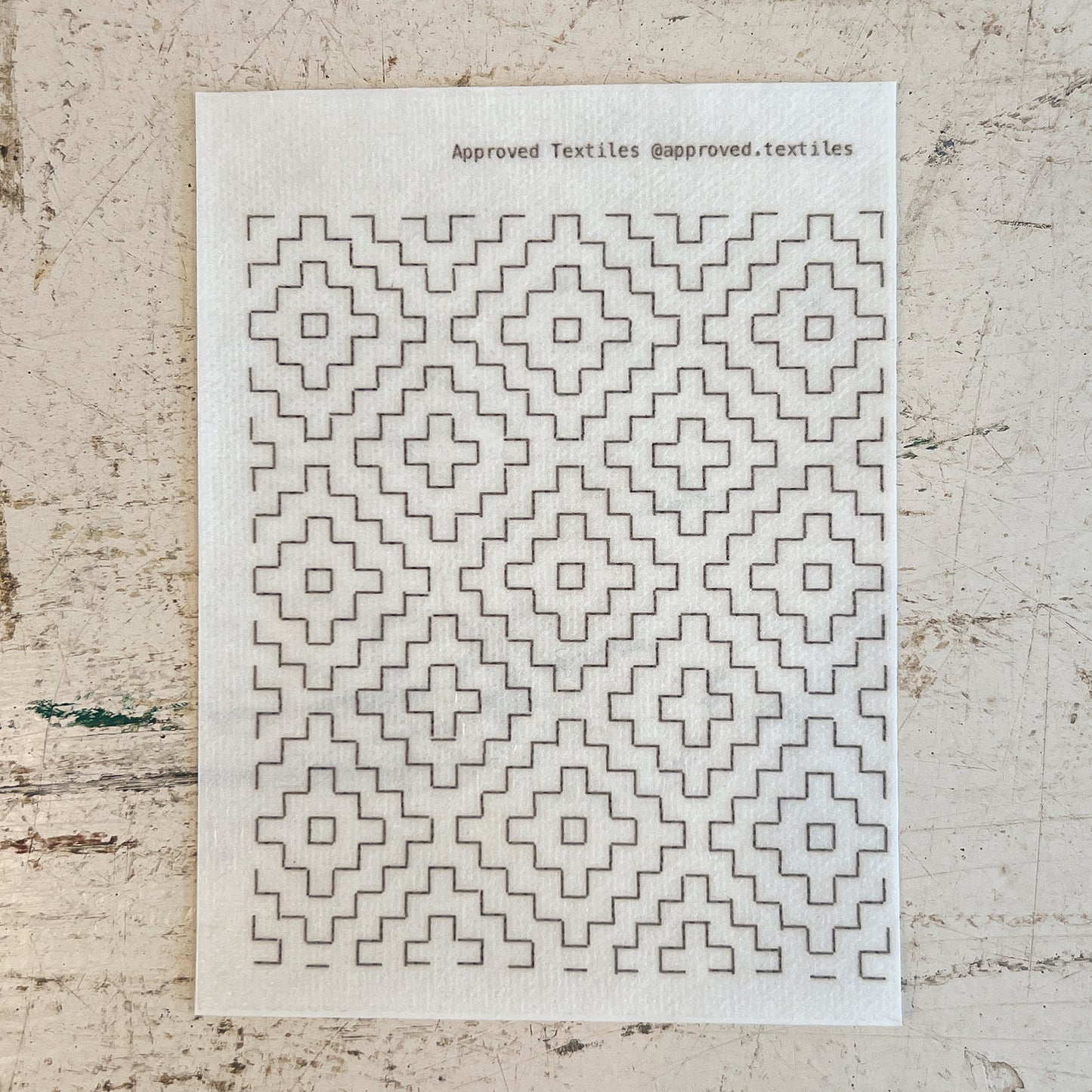 Persimmon Flower . Minimal Mending Series