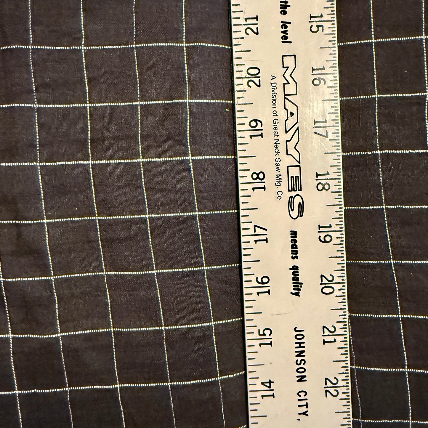 cotton linen check