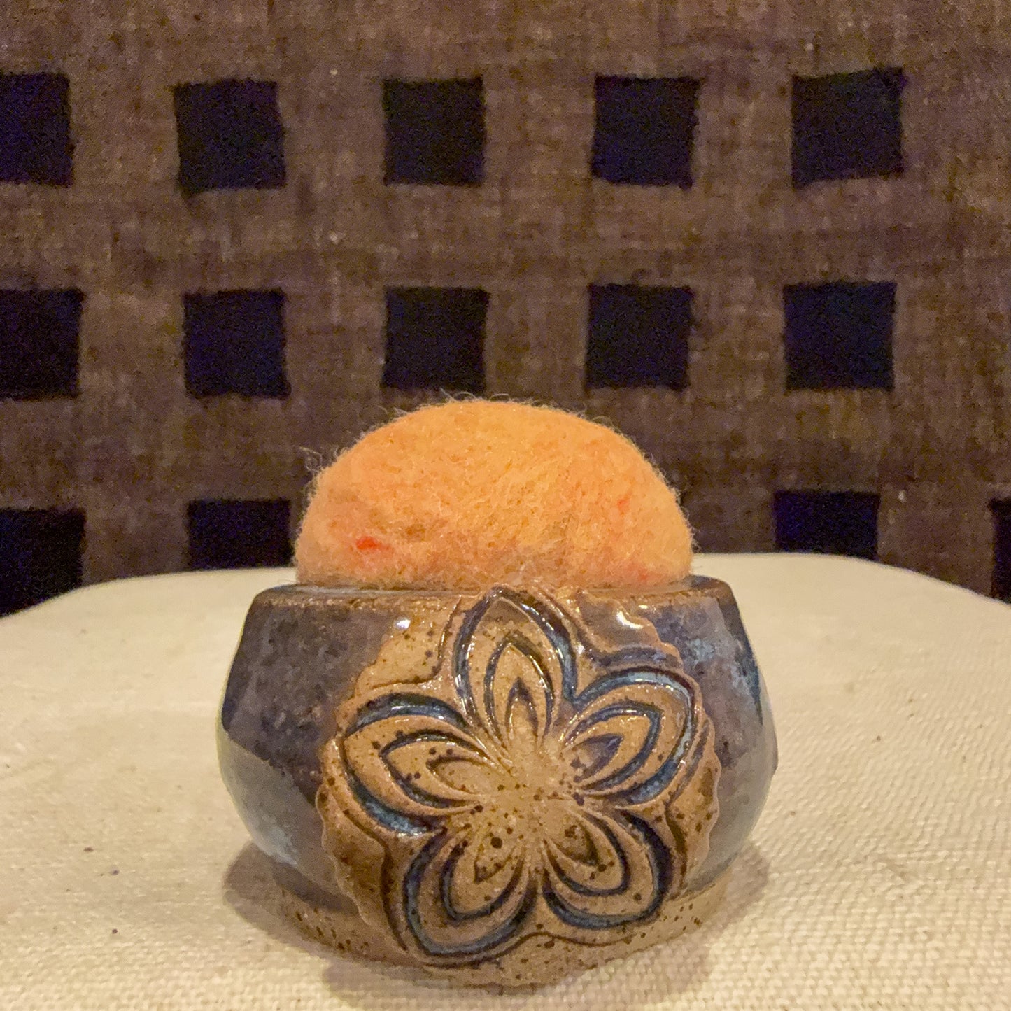 Handmade Ceramic Pin Cushion – One of a Kind