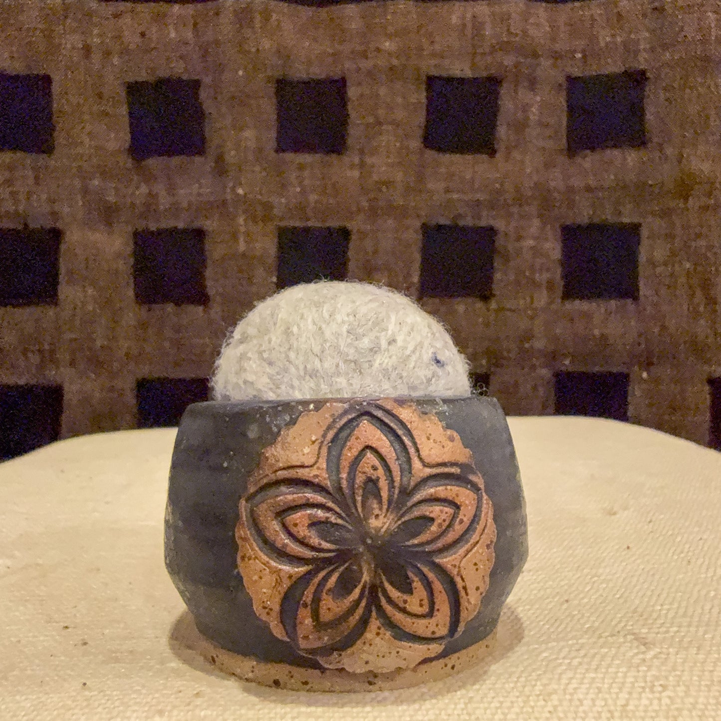 Handmade Ceramic Pin Cushion – One of a Kind