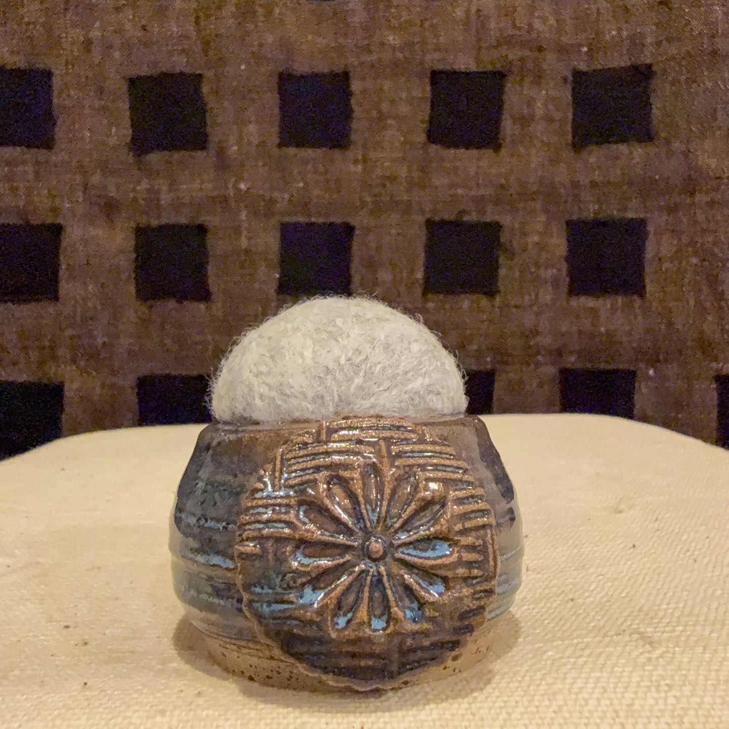 Handmade Ceramic Pin Cushion – One of a Kind