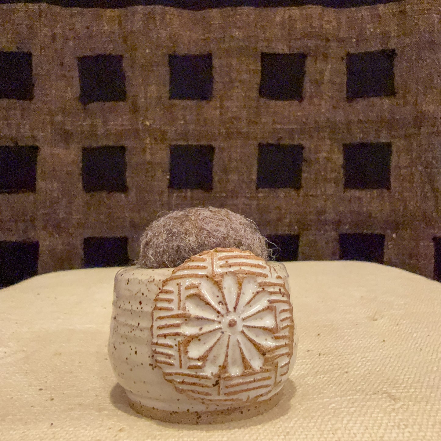 Handmade Ceramic Pin Cushion – One of a Kind