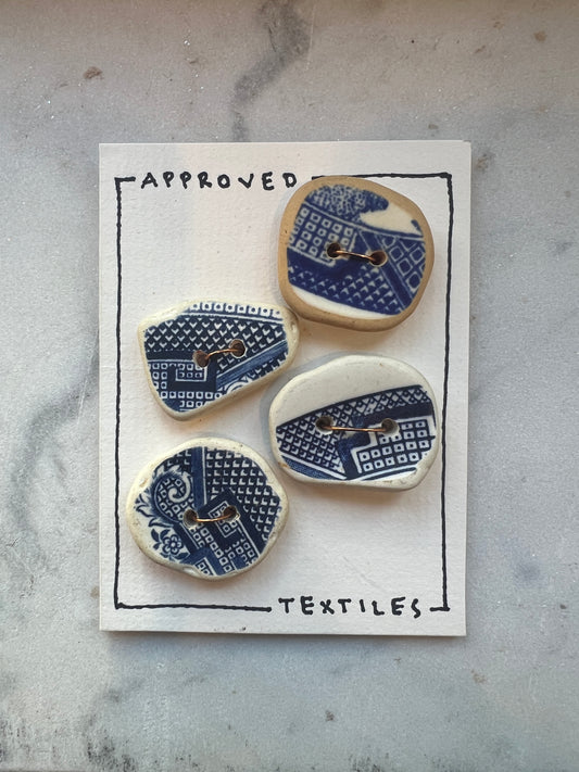 Upcycled Ceramic Buttons