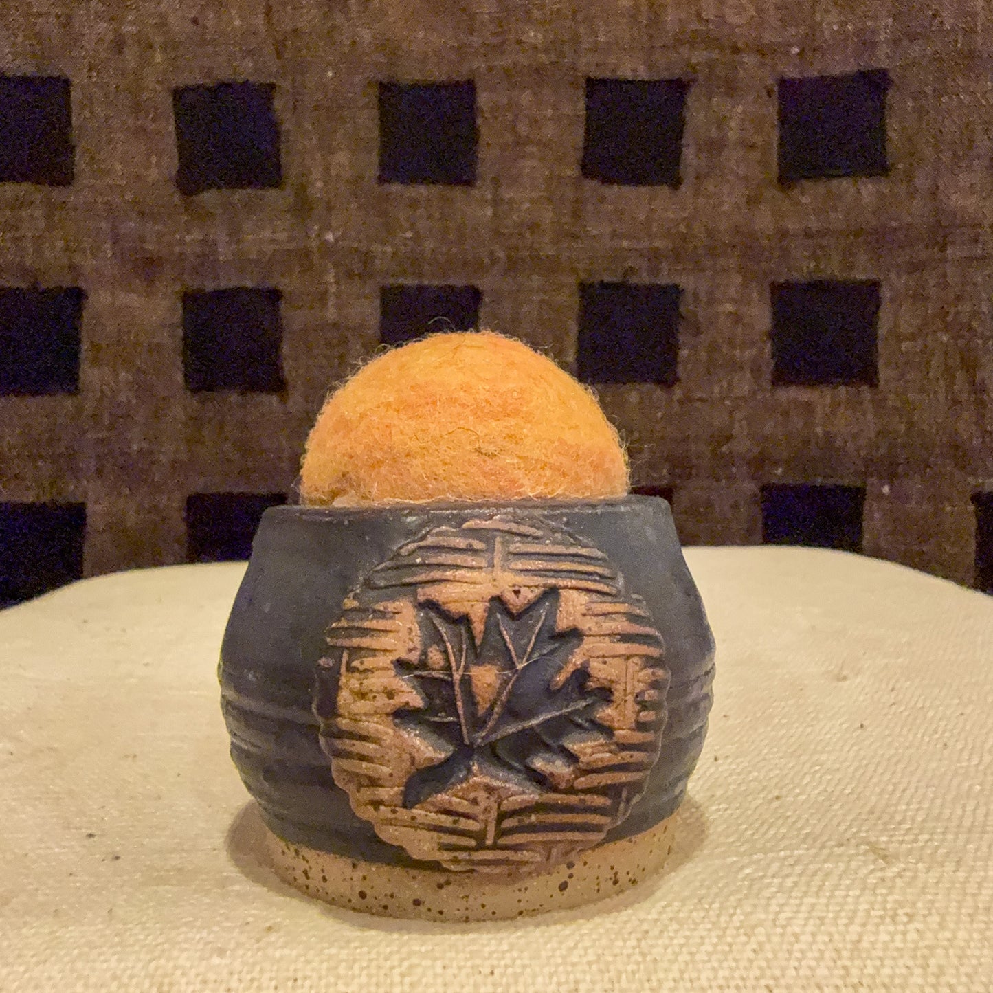 Handmade Ceramic Pin Cushion – One of a Kind