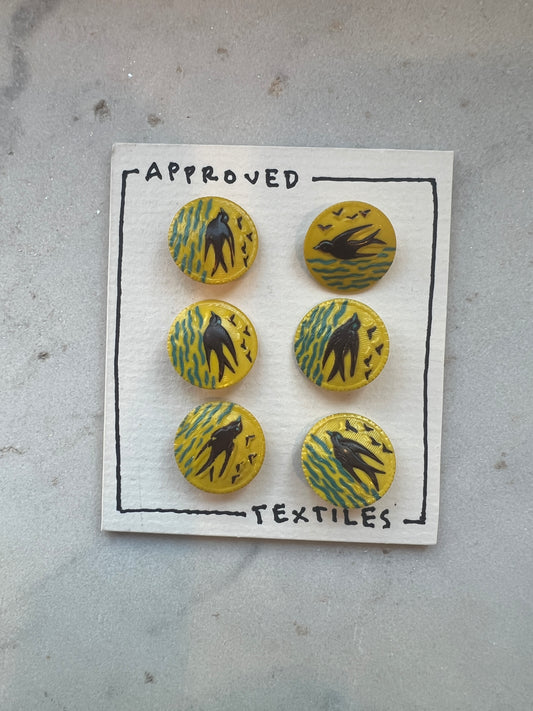 Vintage Storm-Petrel Buttons