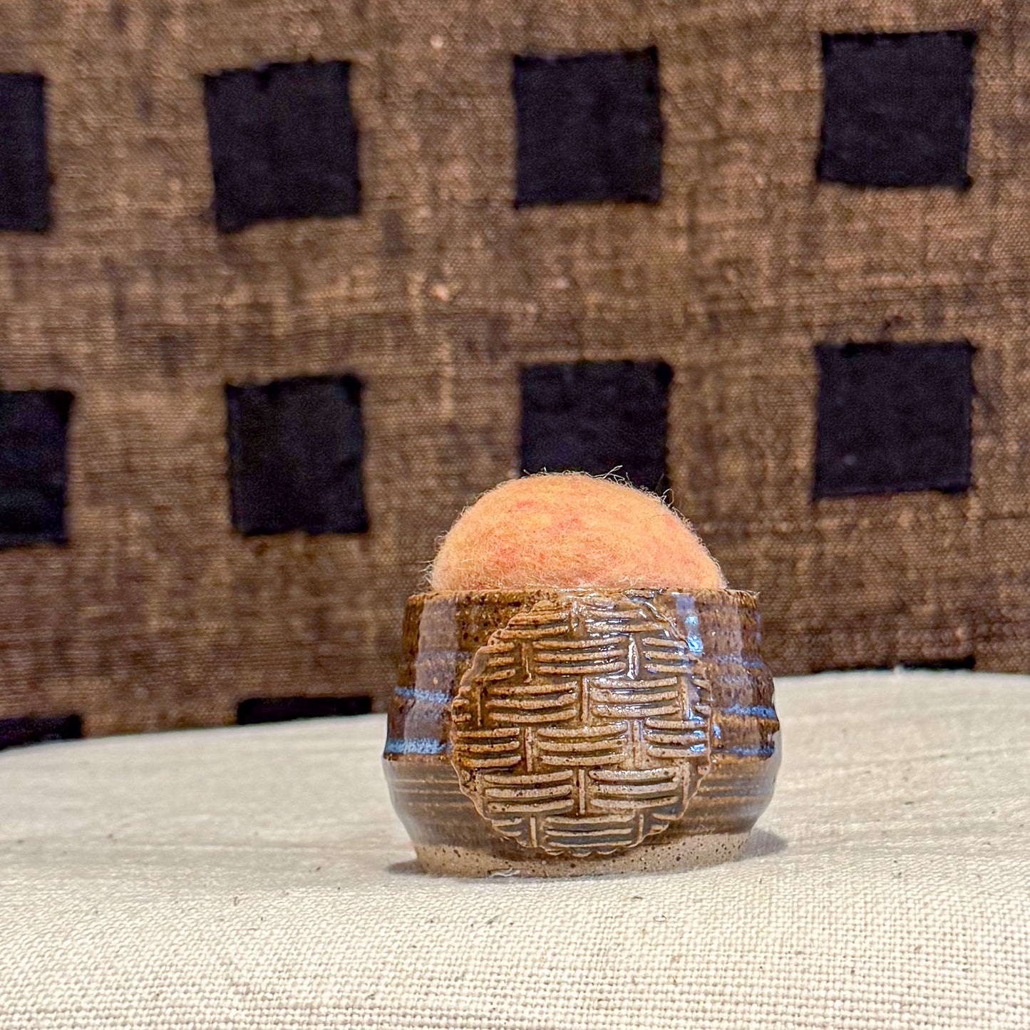 Handmade Ceramic Pin Cushion – One of a Kind