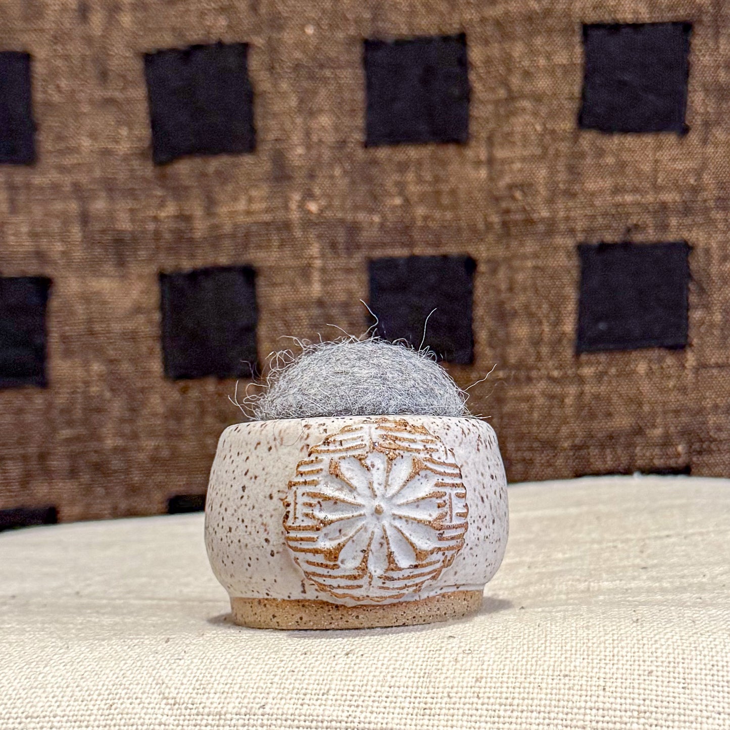 Handmade Ceramic Pin Cushion – One of a Kind