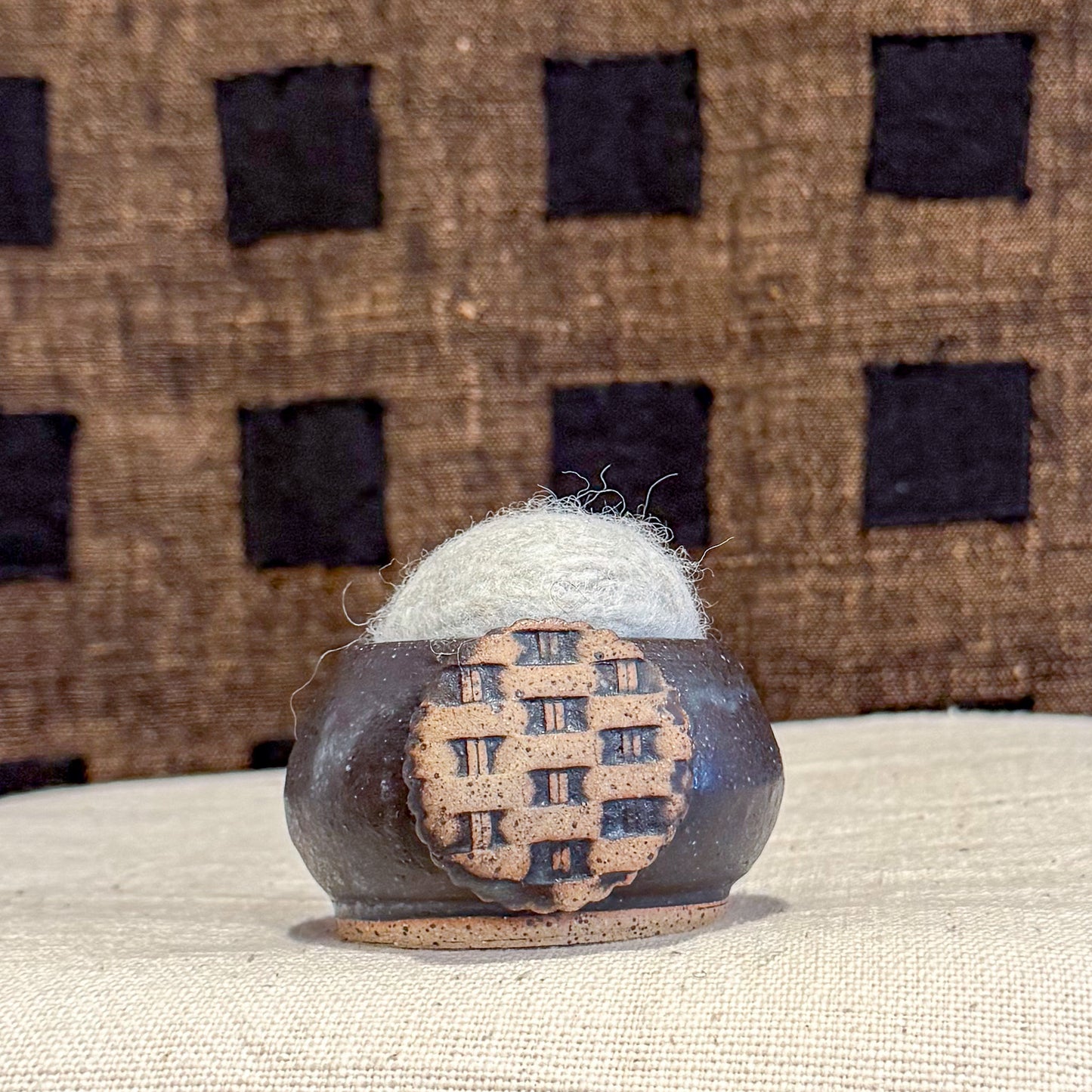 Handmade Ceramic Pin Cushion – One of a Kind