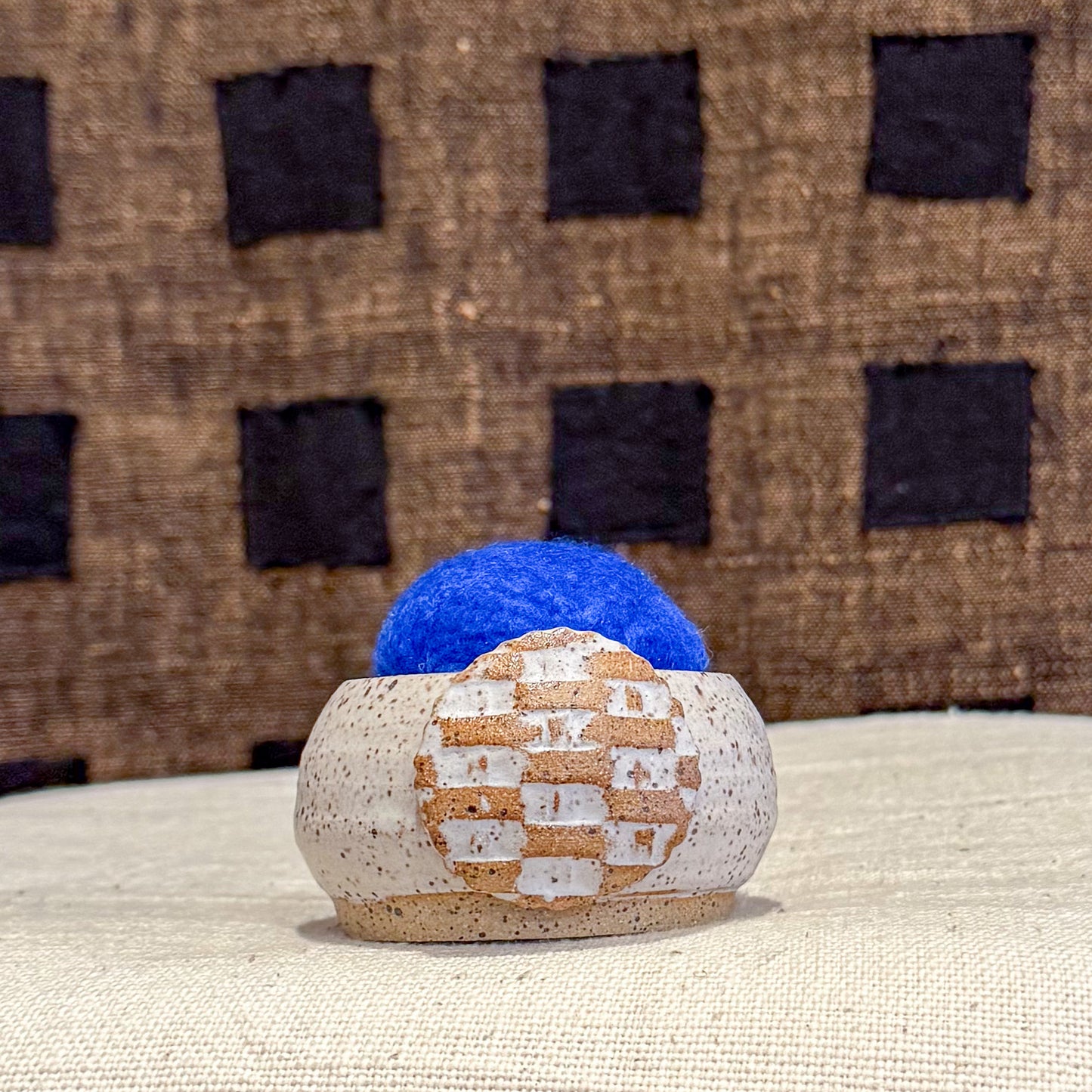 Handmade Ceramic Pin Cushion – One of a Kind