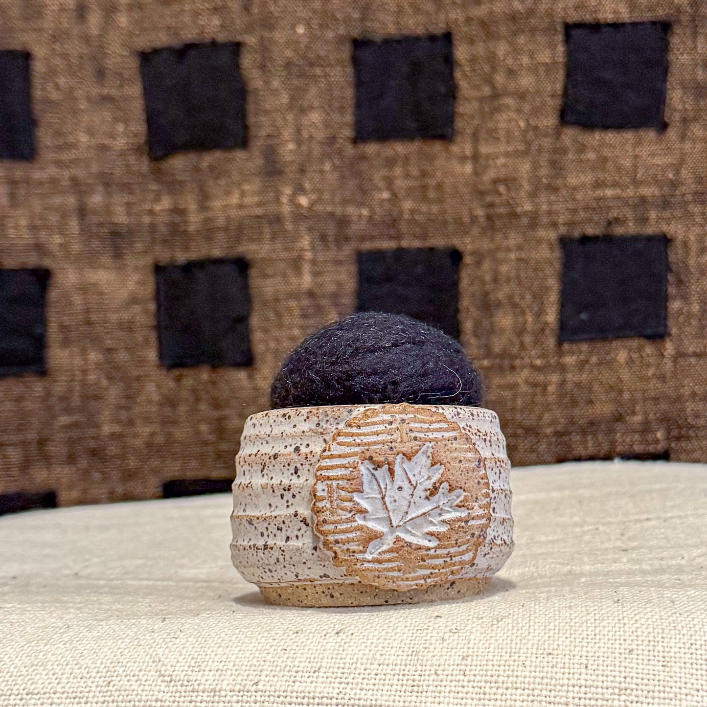 Handmade Ceramic Pin Cushion – One of a Kind