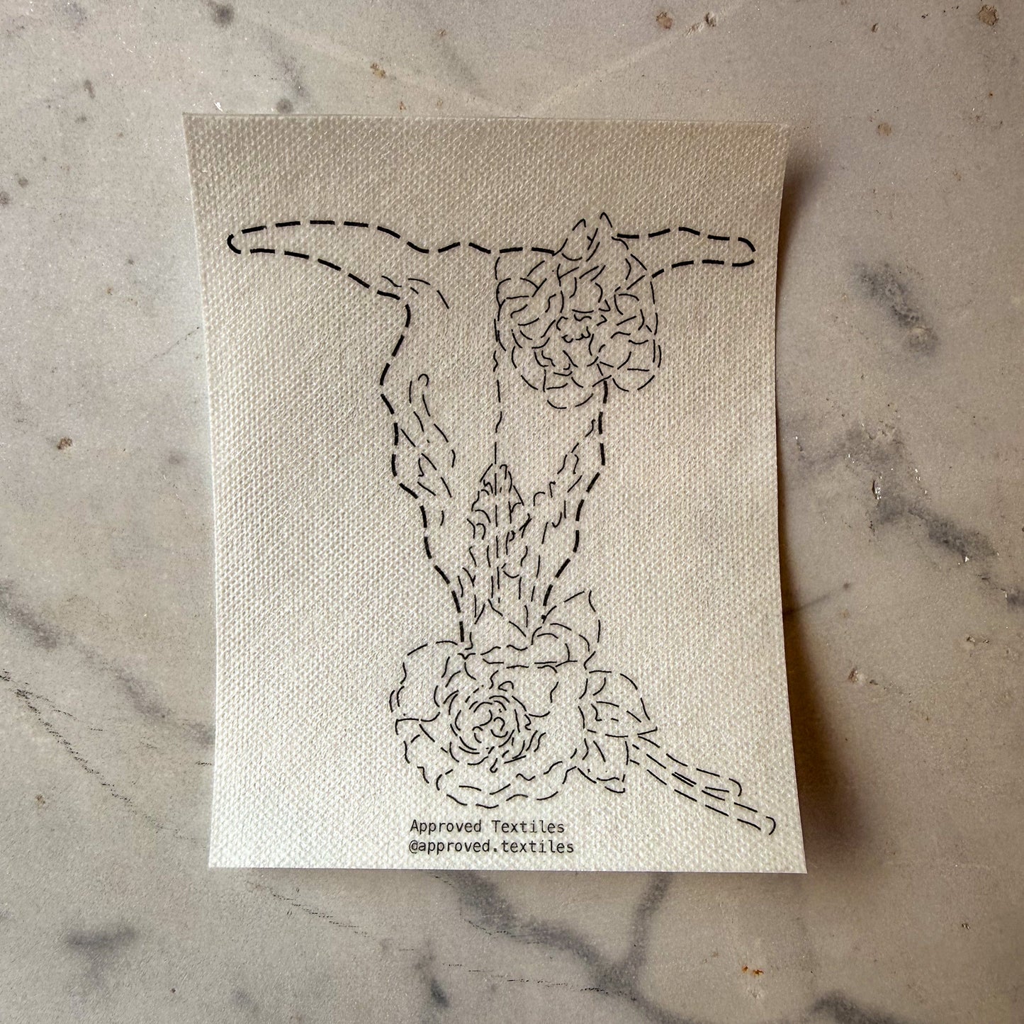 Georgia O'Keefe's Florals: Visible Mending Transfers