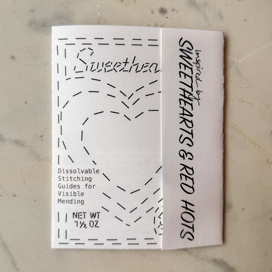 Sweethearts and Red Hots: Visible Mending Transfers