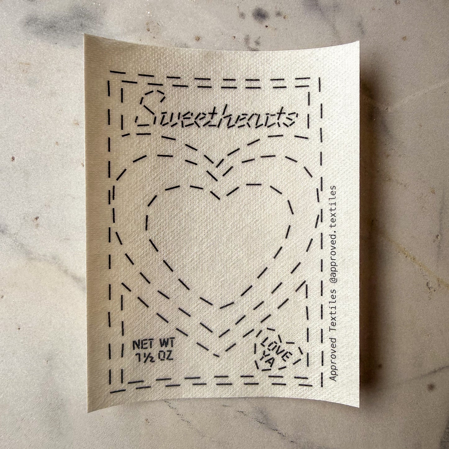 Sweethearts and Red Hots: Visible Mending Transfers