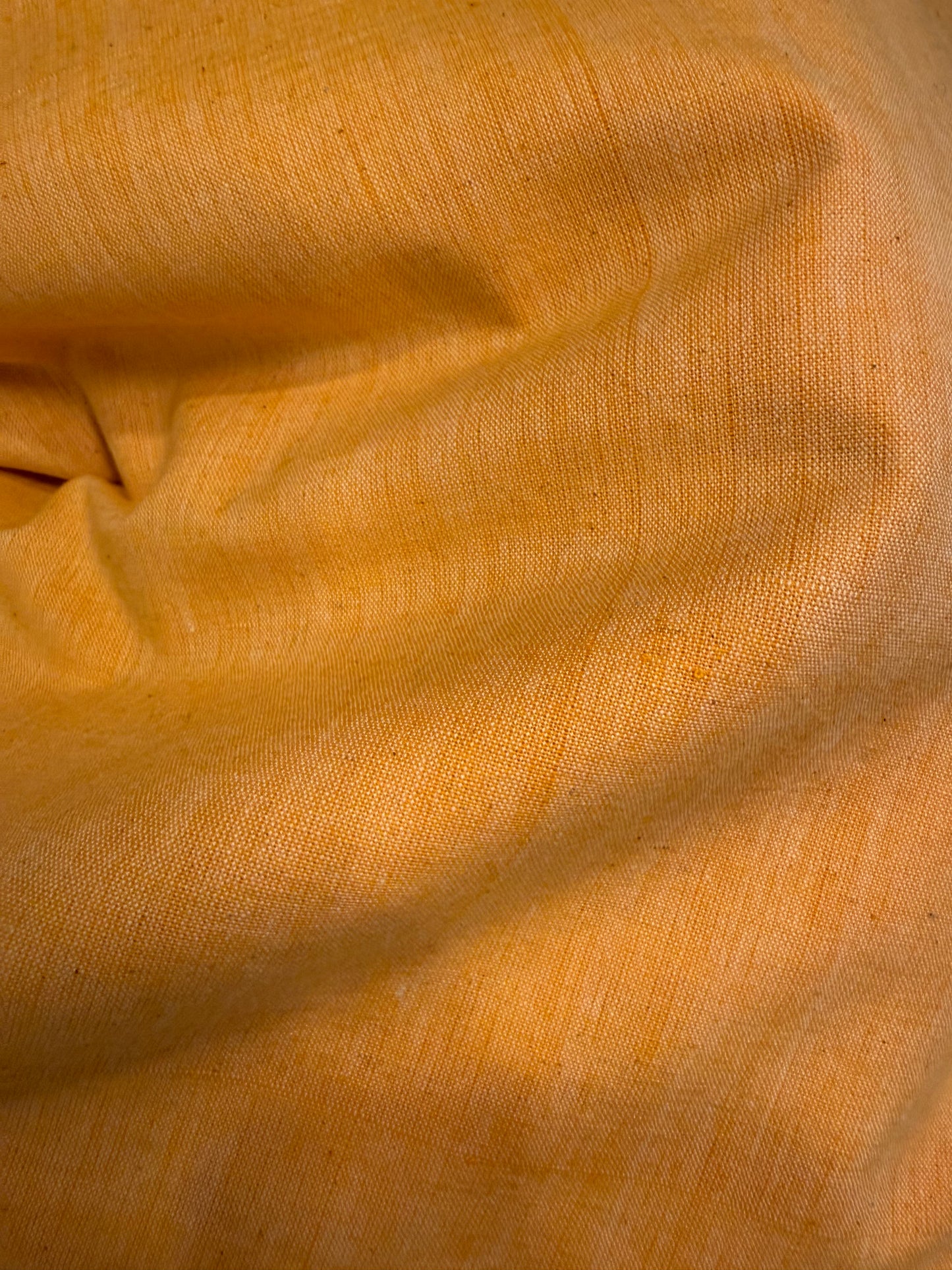 Variegated Mango - Handloom woven, cotton fabric