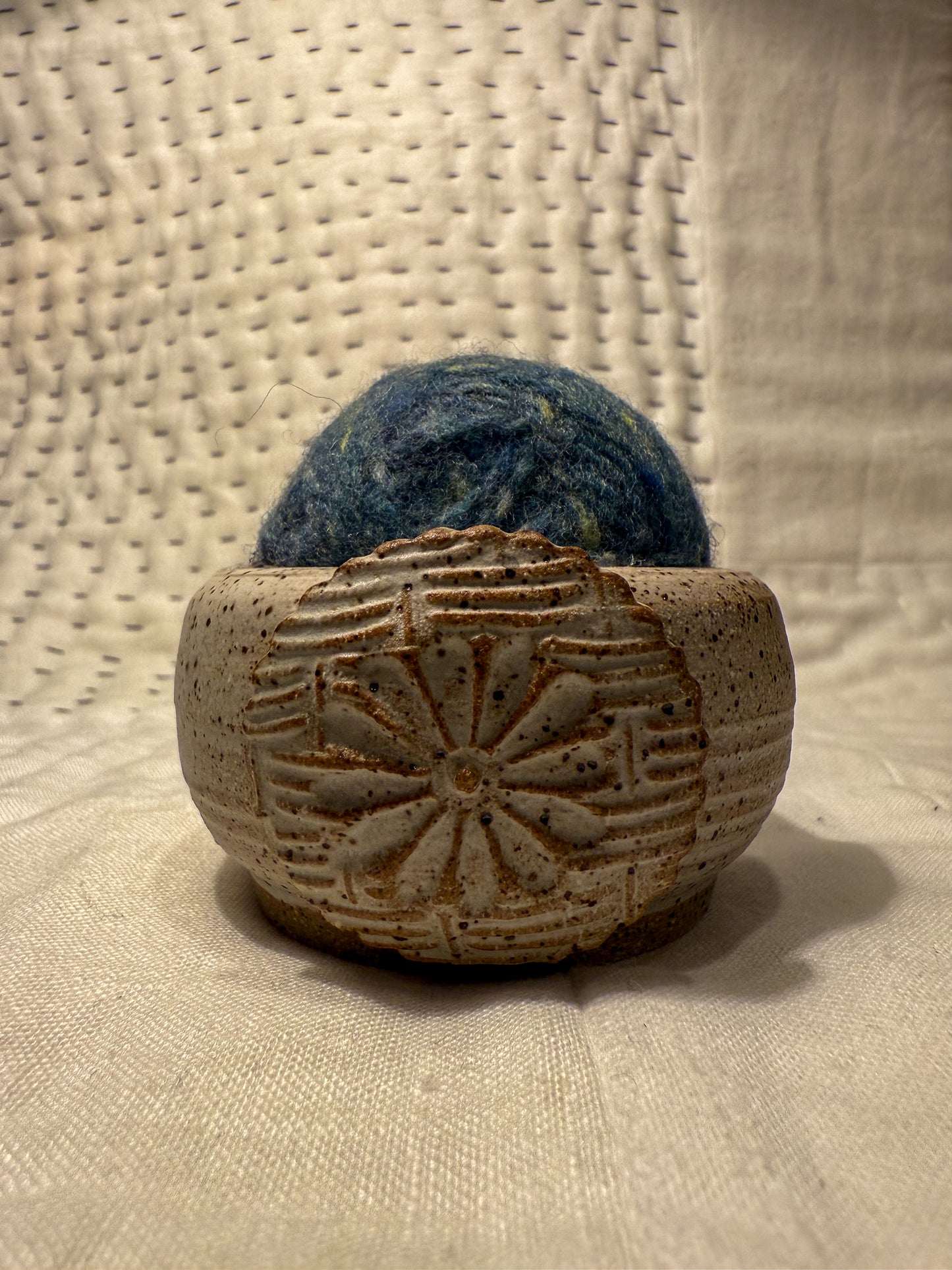 Handmade Ceramic Pin Cushion – One of a Kind