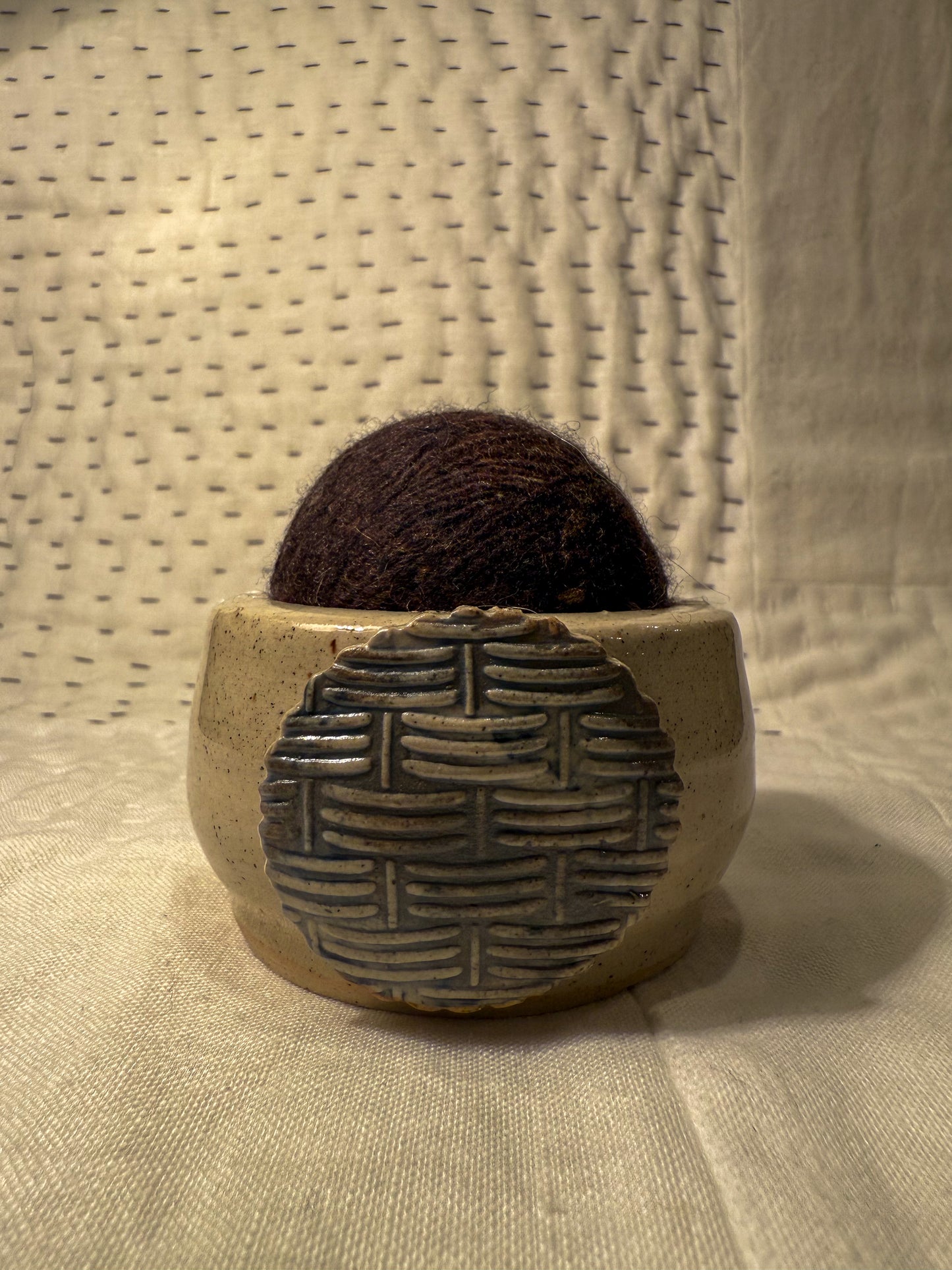 Handmade Ceramic Pin Cushion – One of a Kind