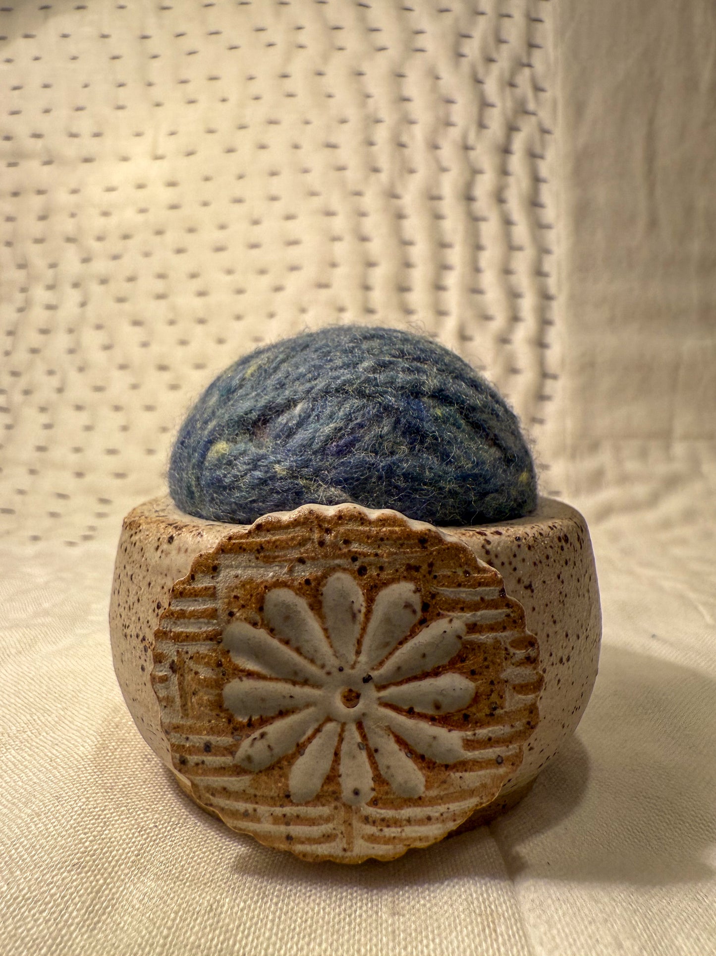 Handmade Ceramic Pin Cushion – One of a Kind