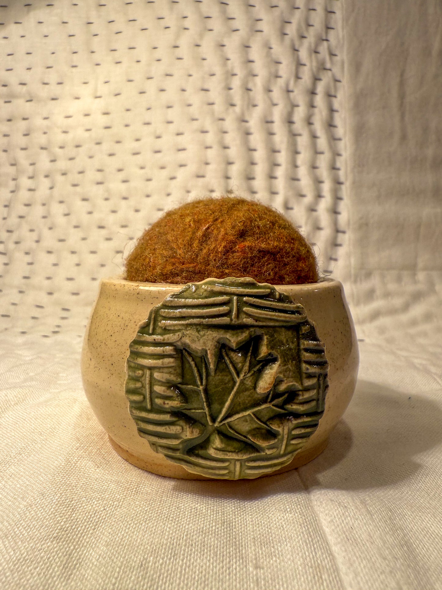 Handmade Ceramic Pin Cushion – One of a Kind