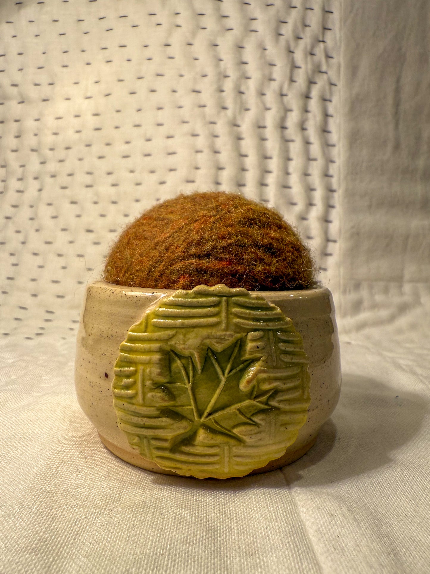 Handmade Ceramic Pin Cushion – One of a Kind