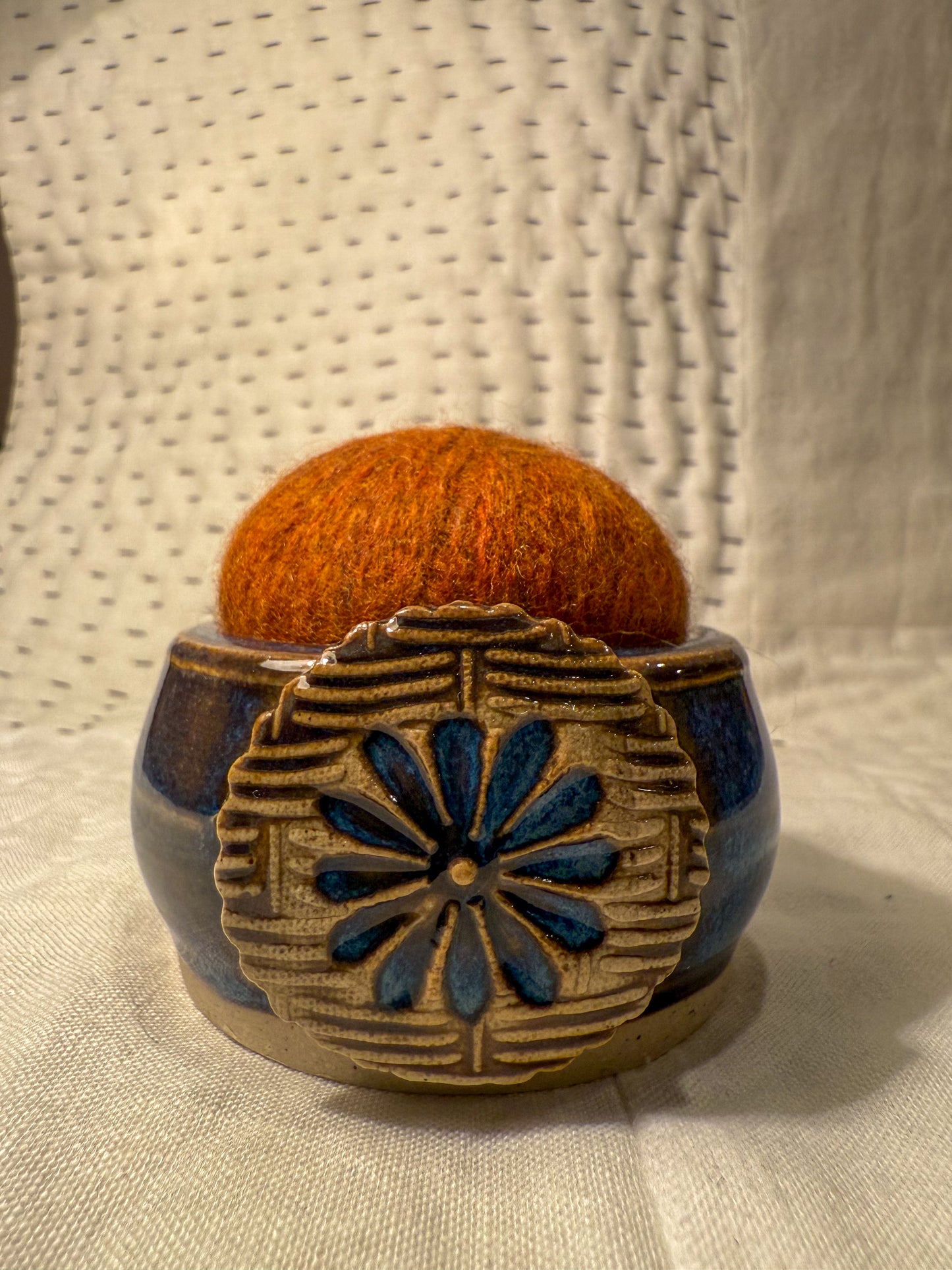 Handmade Ceramic Pin Cushion – One of a Kind