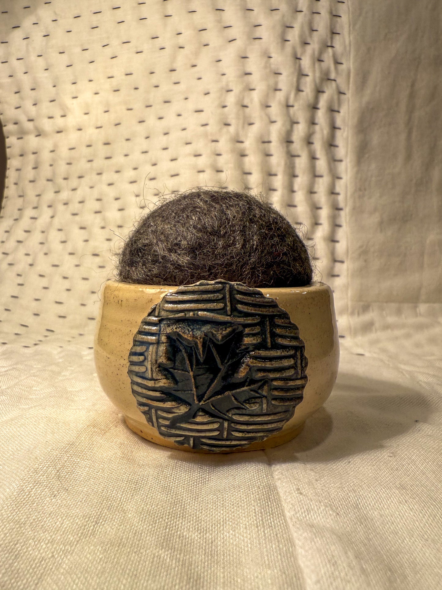 Handmade Ceramic Pin Cushion – One of a Kind