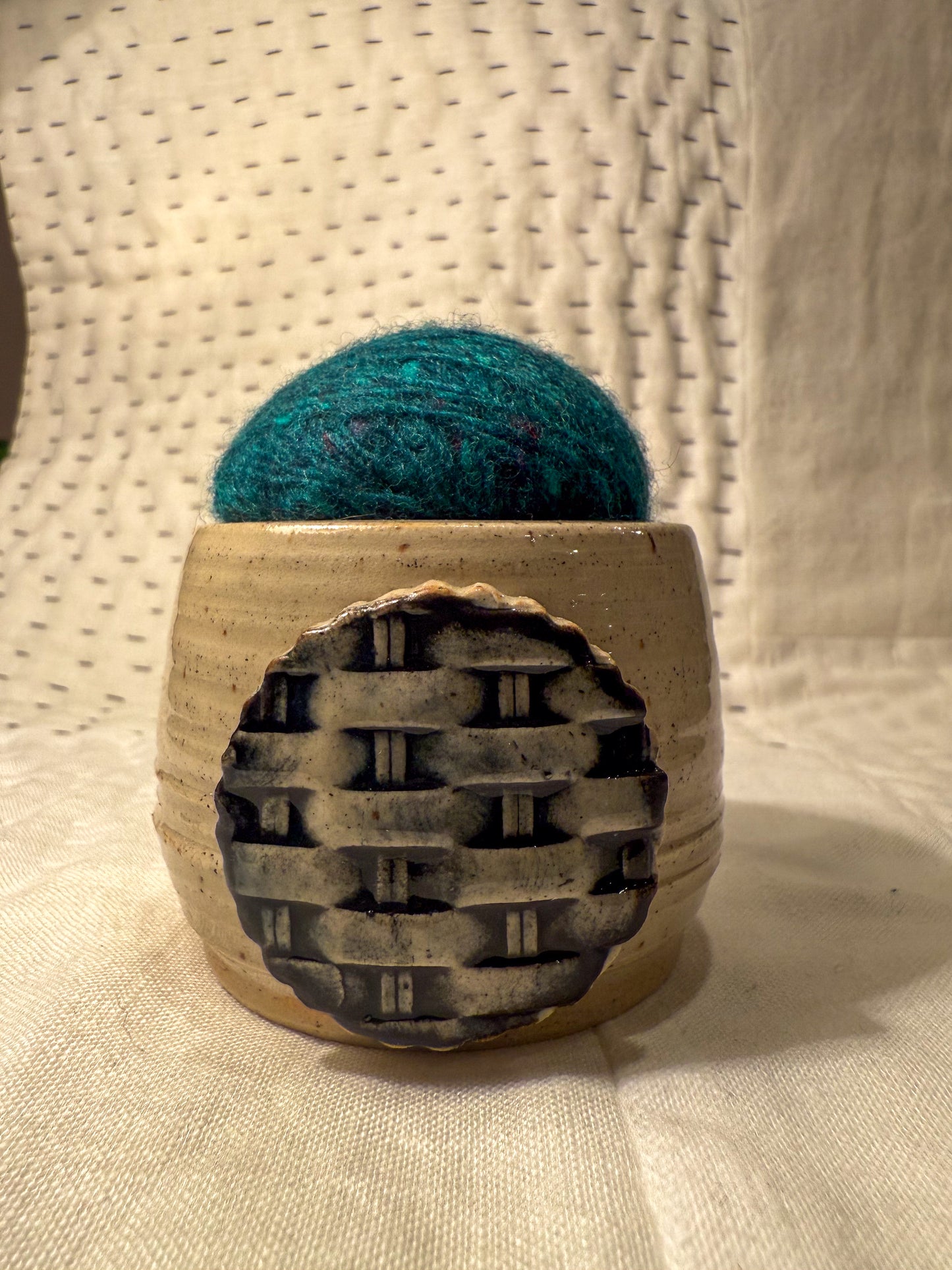 Handmade Ceramic Pin Cushion – One of a Kind