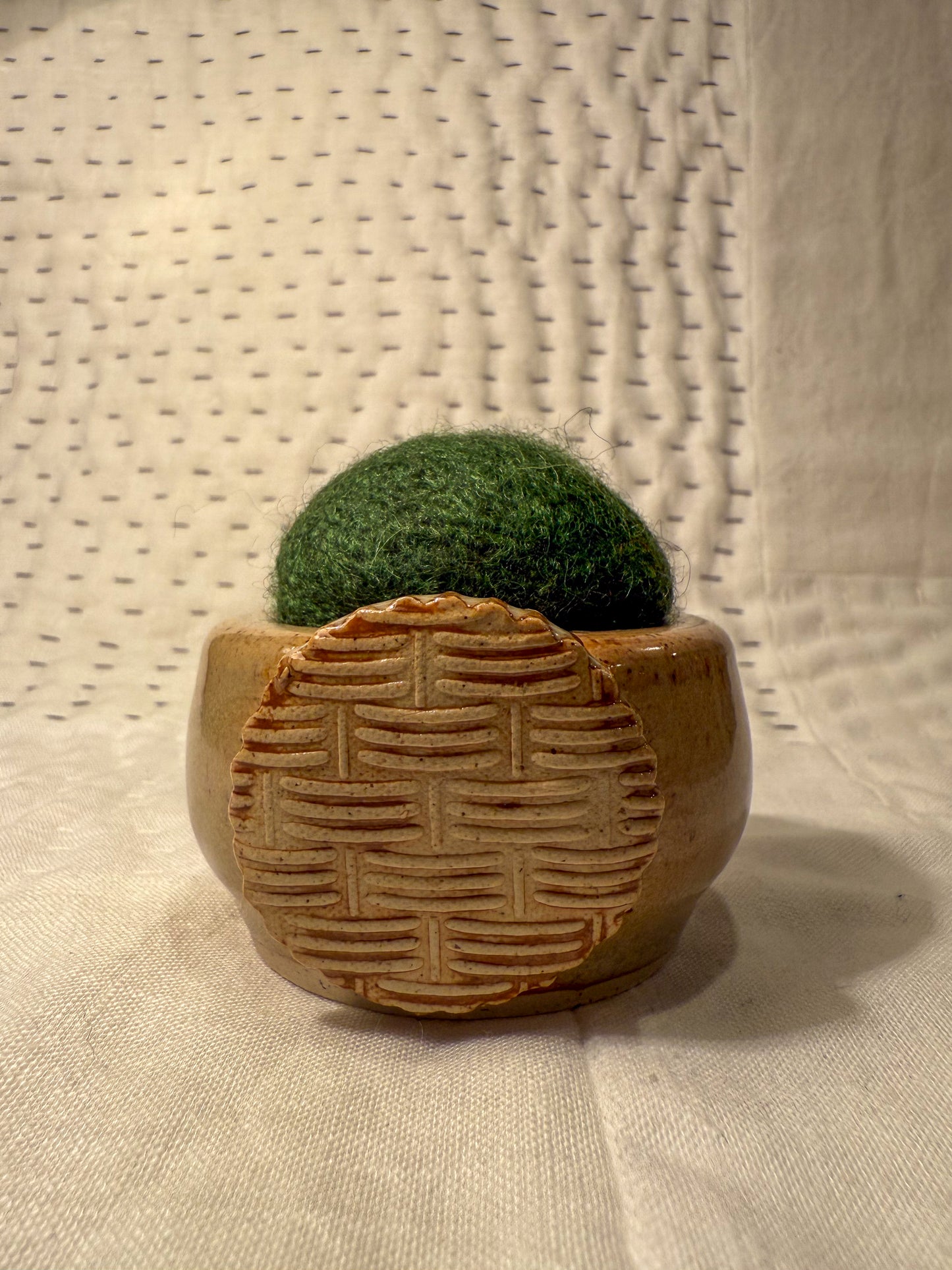 Handmade Ceramic Pin Cushion – One of a Kind