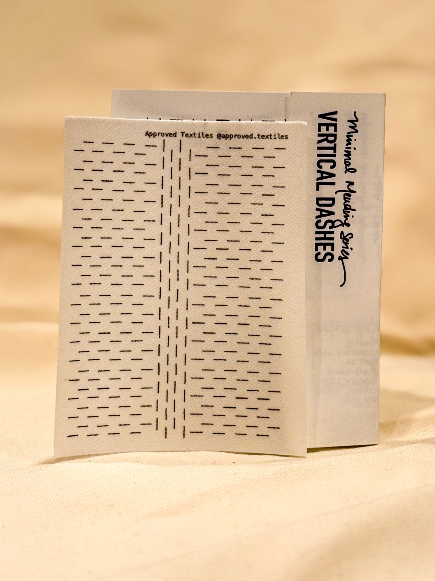 Vertical Dashes . Minimal Mending Series