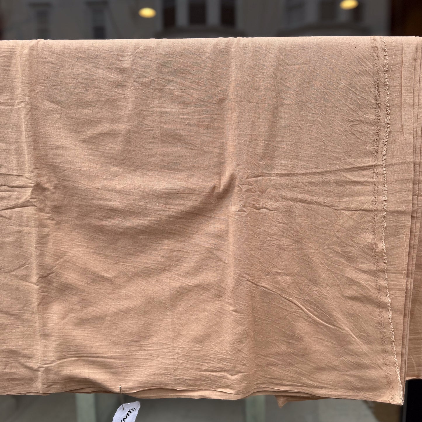 Macaroon - Handloom woven, cotton fabric
