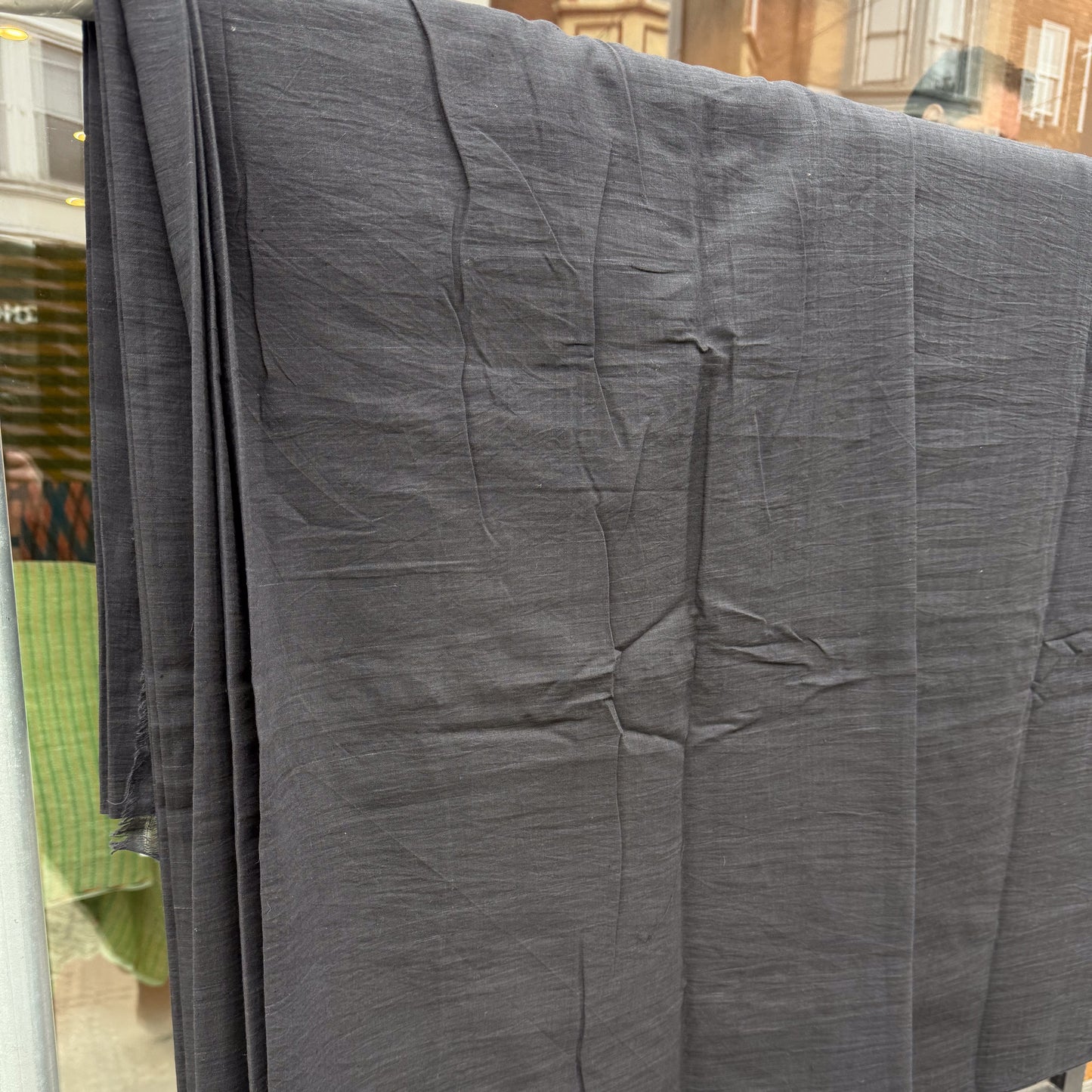 Noir - Handloom woven, cotton fabric