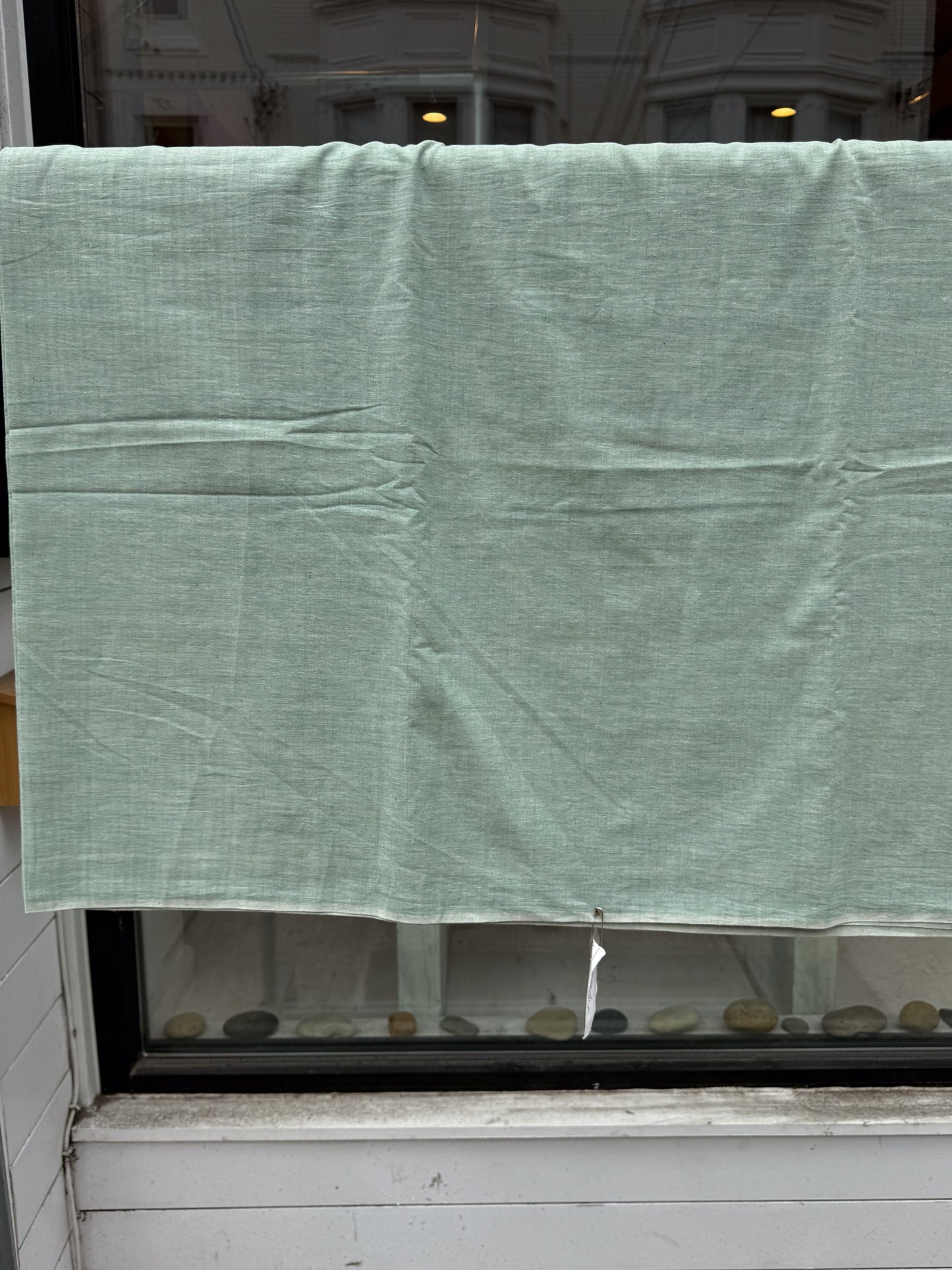 Spearmint - Handloom woven, cotton fabric