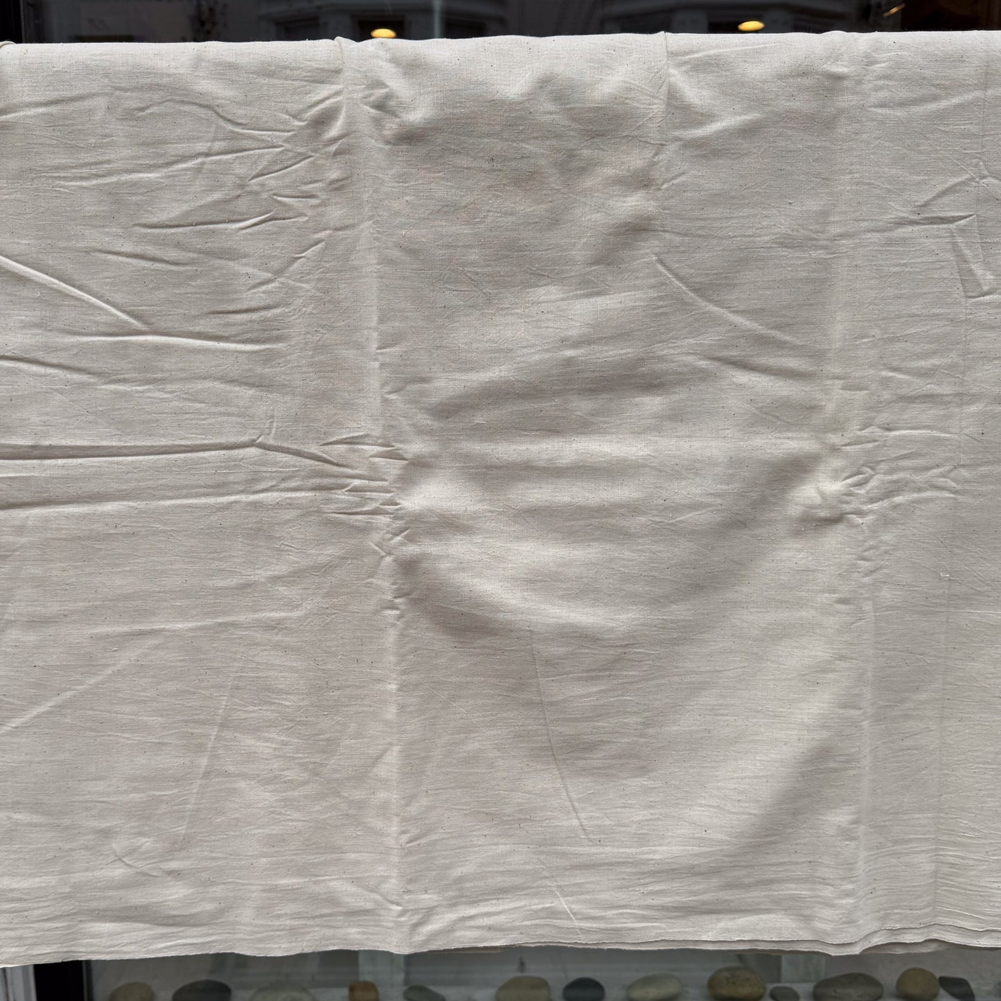 Kala Cotton Handwoven Fabric – Off-White