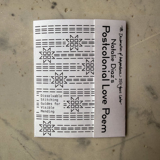 Postcolonial Love Poem . Visible Mending Transfers