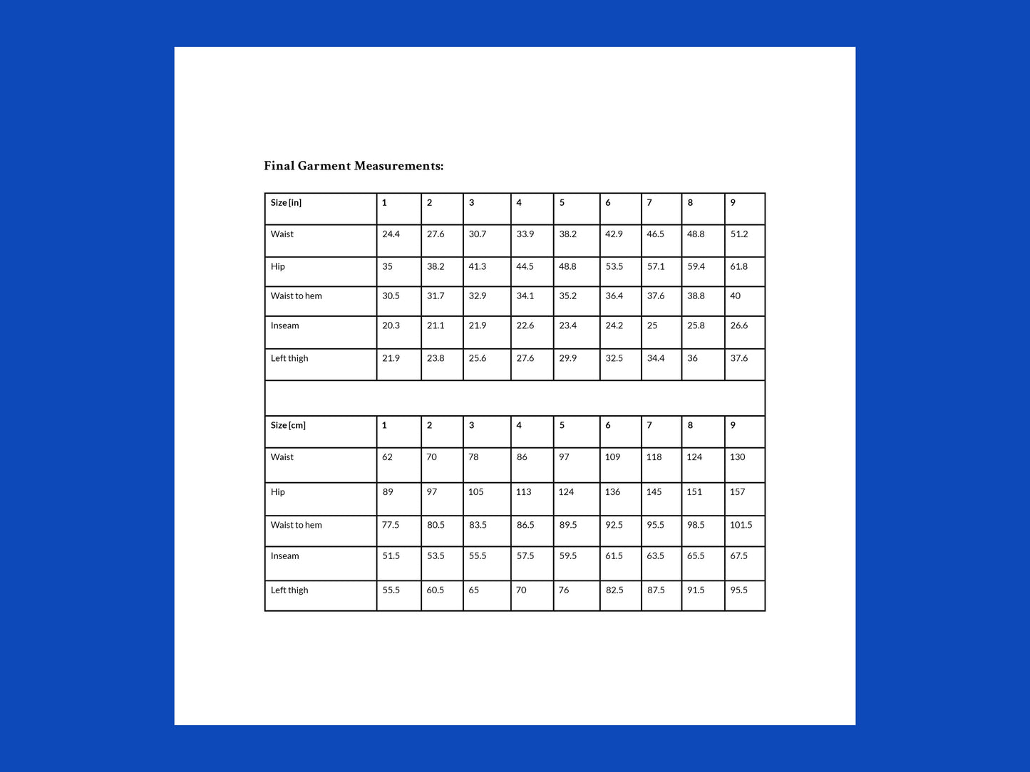 Luce - TAUKO Digital Sewing Pattern