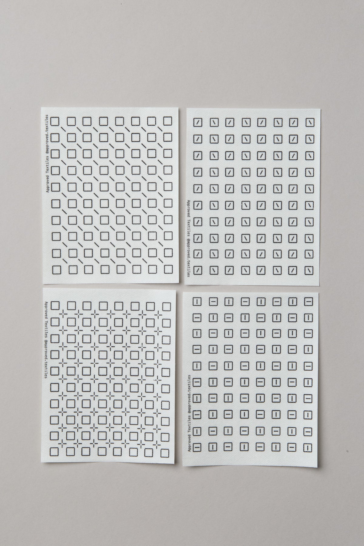 Little Squares . Minimal Mending Series
