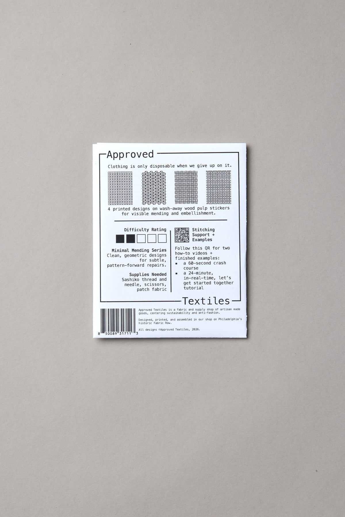 Parquet . Minimal Mending Series