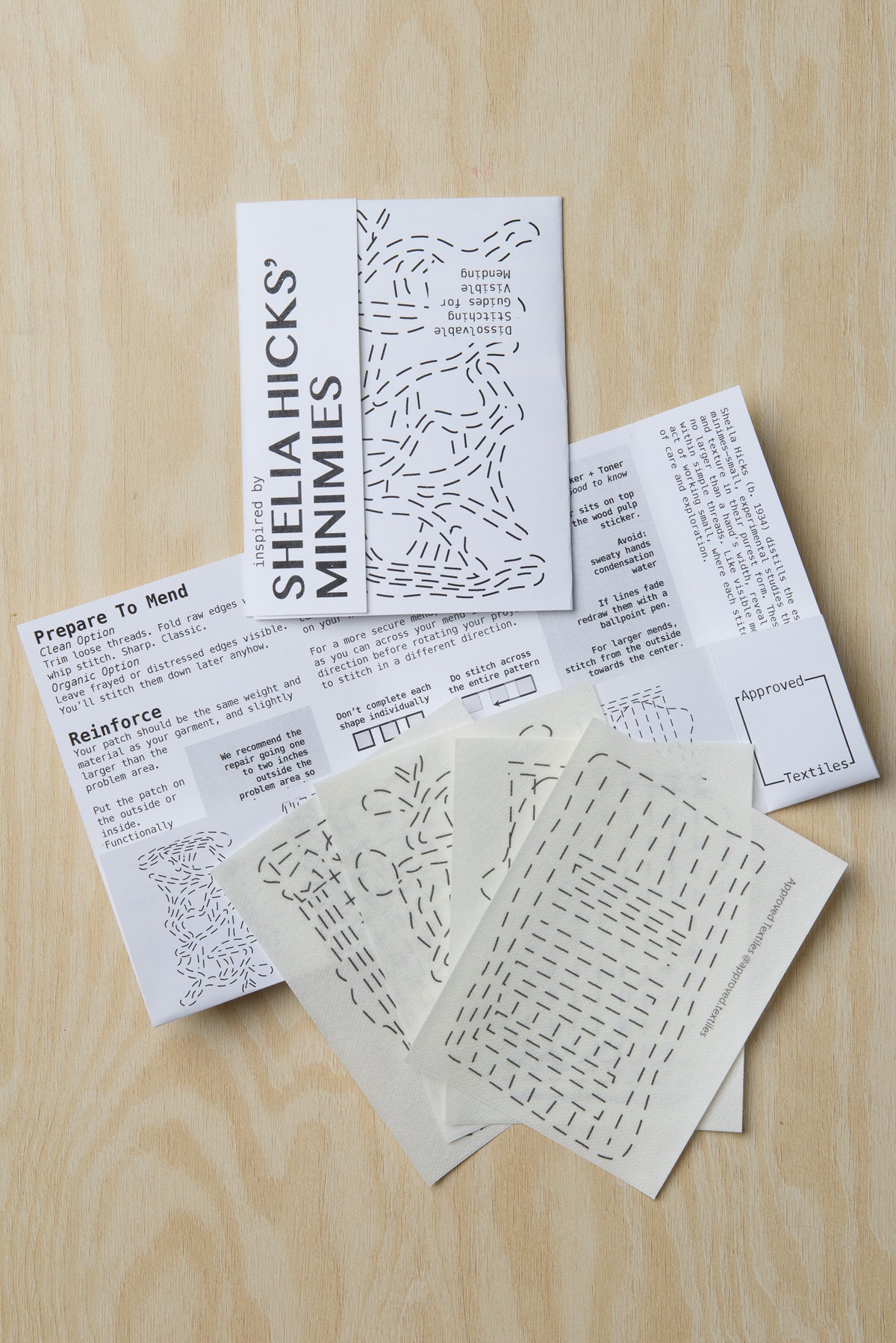 Shelia Hicks' Minimies: Visible Mending Transfers