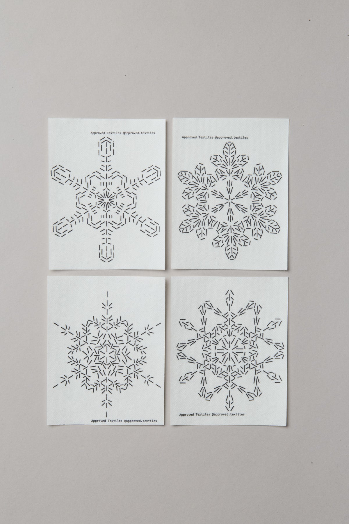 Snow Crystals: Visible Mending Transfers