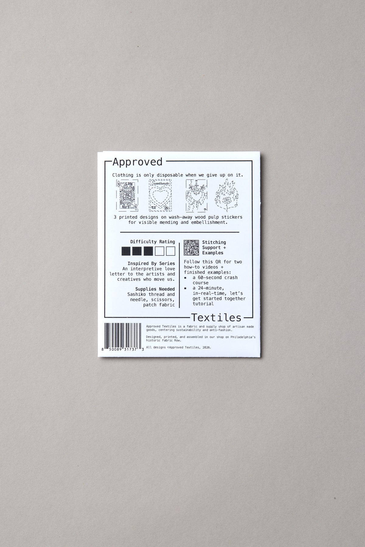 Sweethearts and Red Hots: Visible Mending Transfers