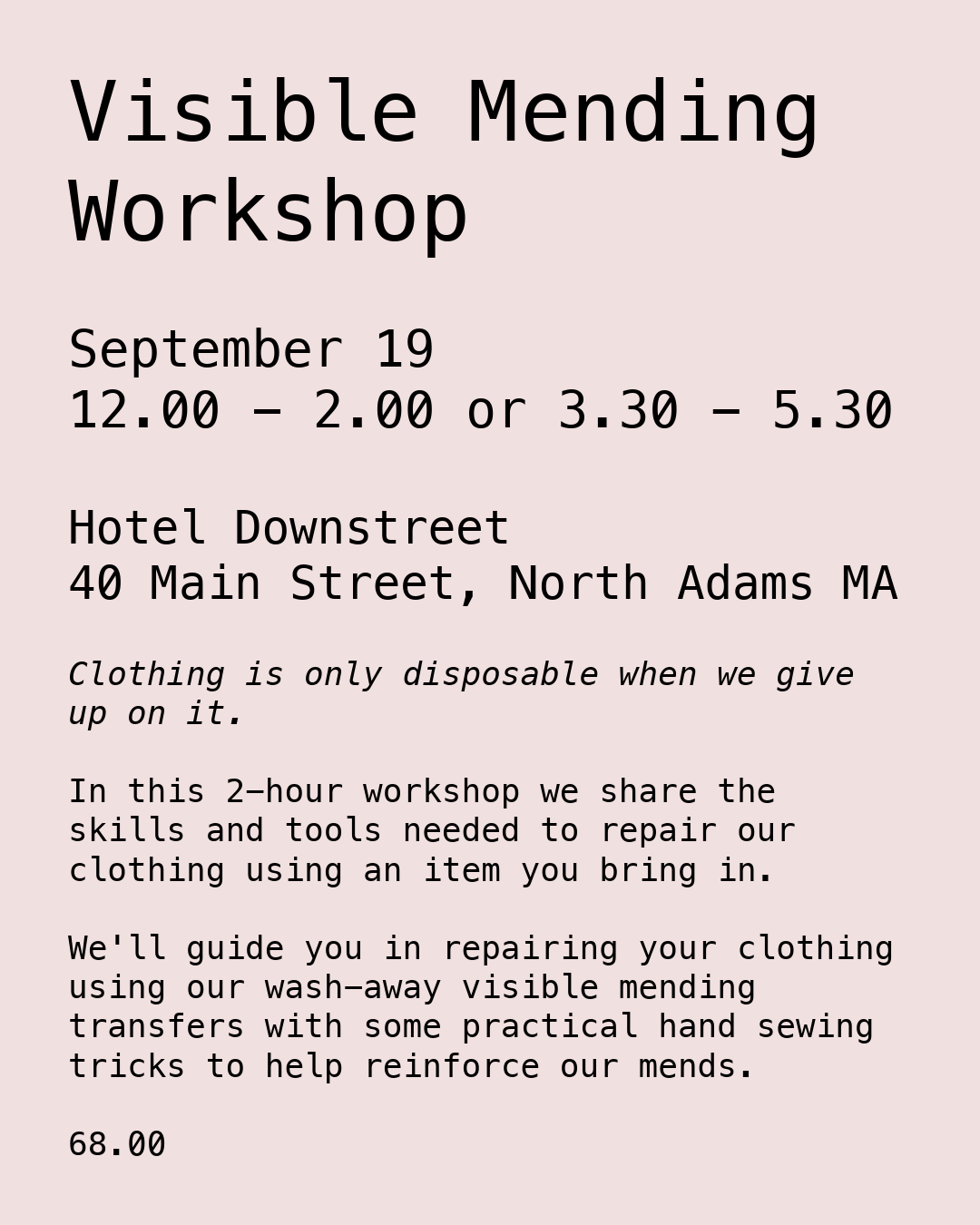 Approved Textiles in North Adams____09.19.2026 (12 - 2 PM)