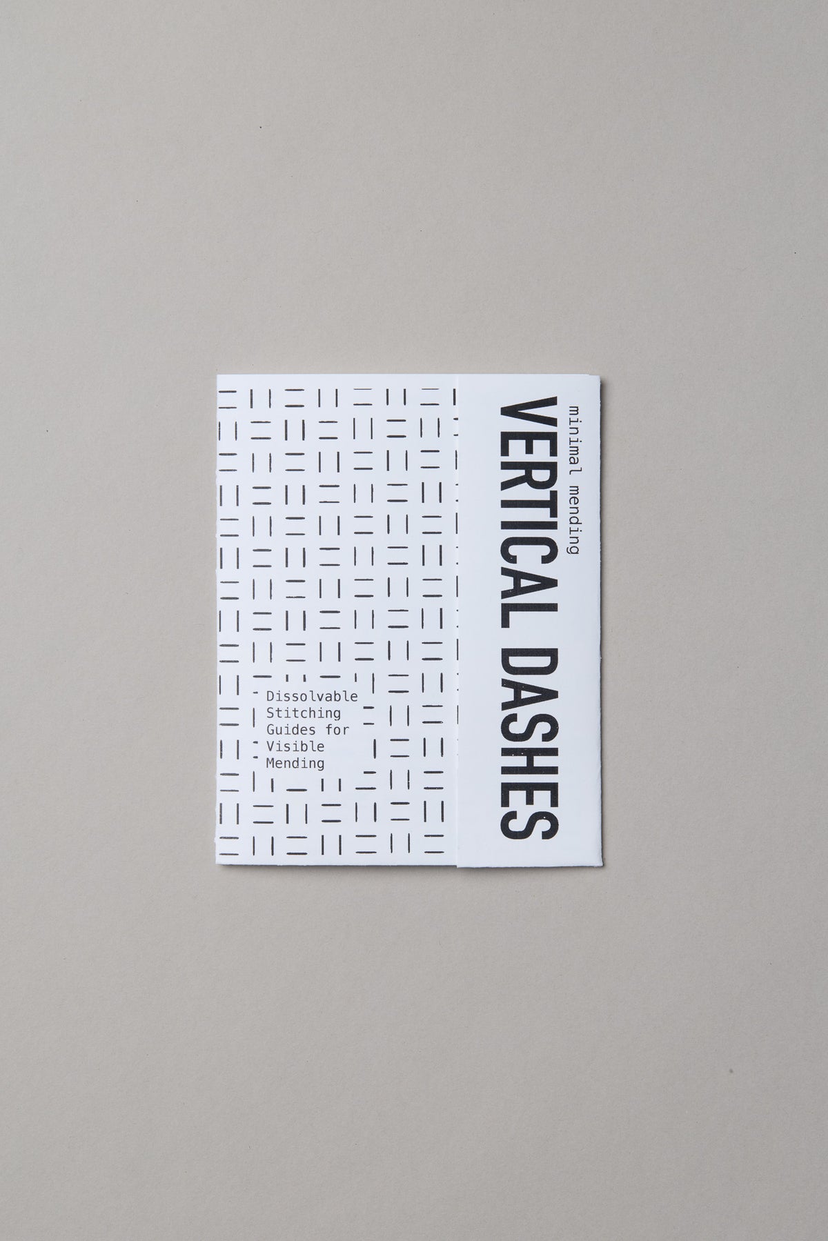 Vertical Dashes . Minimal Mending Series