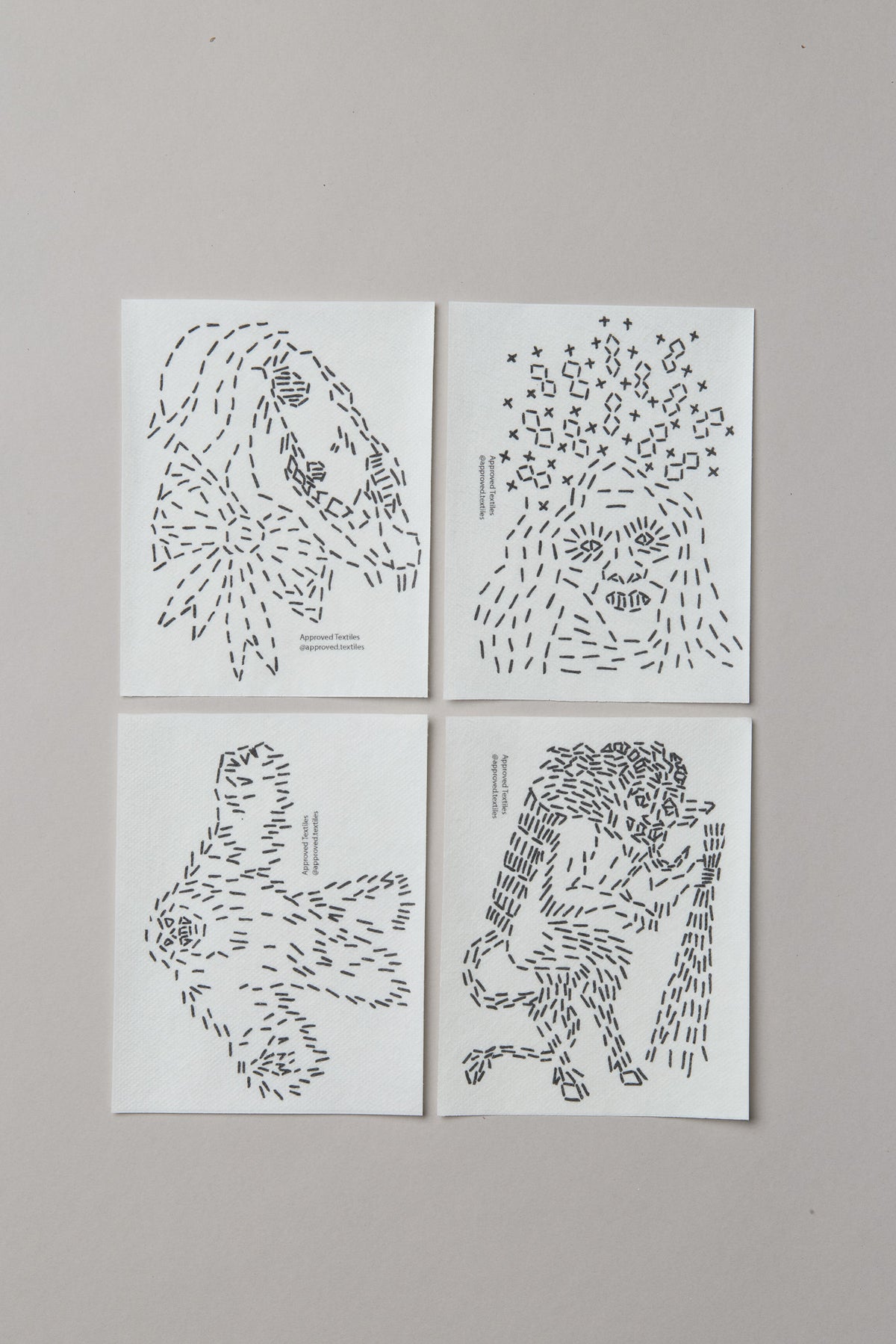 Winter Folklore: Visible Mending Transfers
