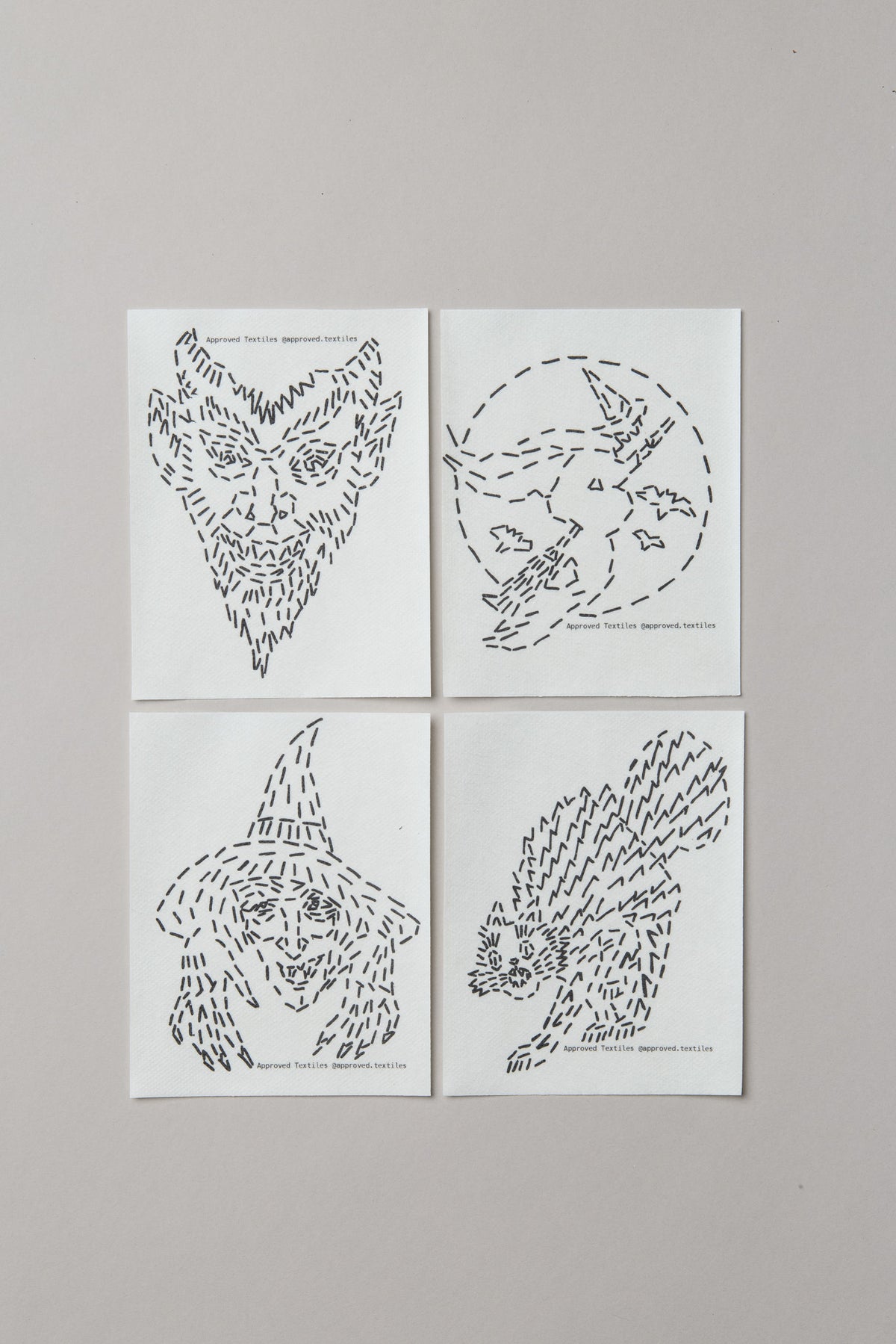The Witches' Coven: Visible Mending Transfers
